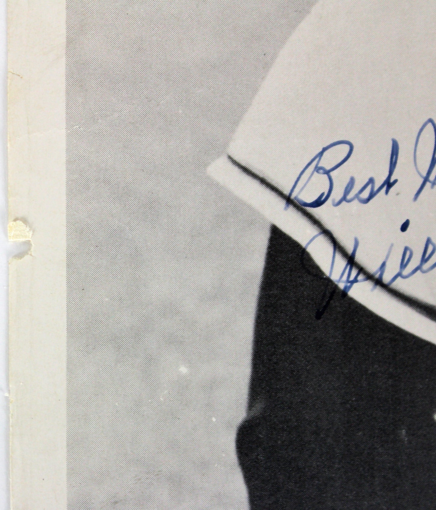 Giants Willie Mays "Best Wishes" Signed 8x10 Photo Rookie Era Signature! JSA LOA - Image 6