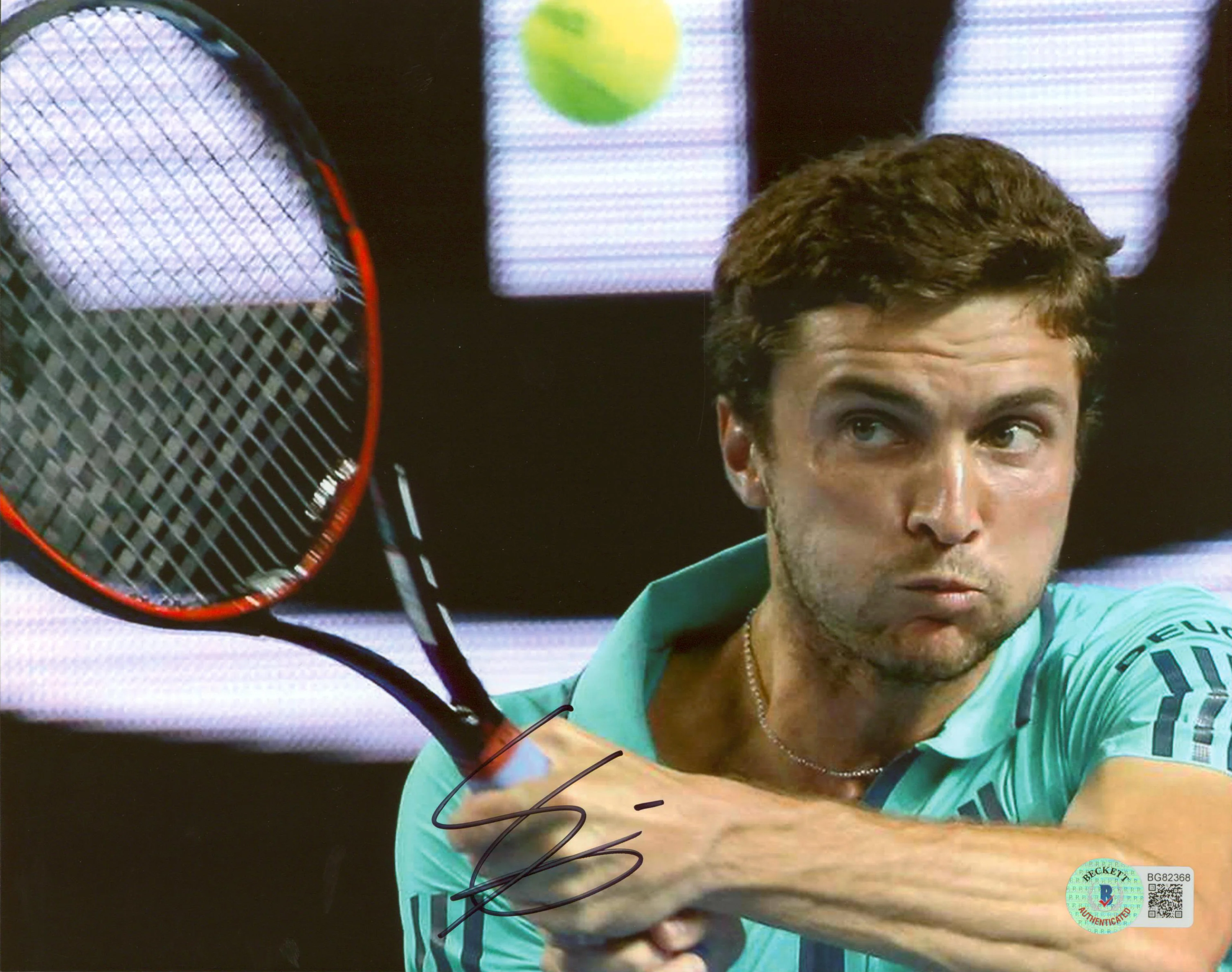 Gilles Simon Authentic Signed 8x10 Photo Autographed BAS #BG82368 - Image 2