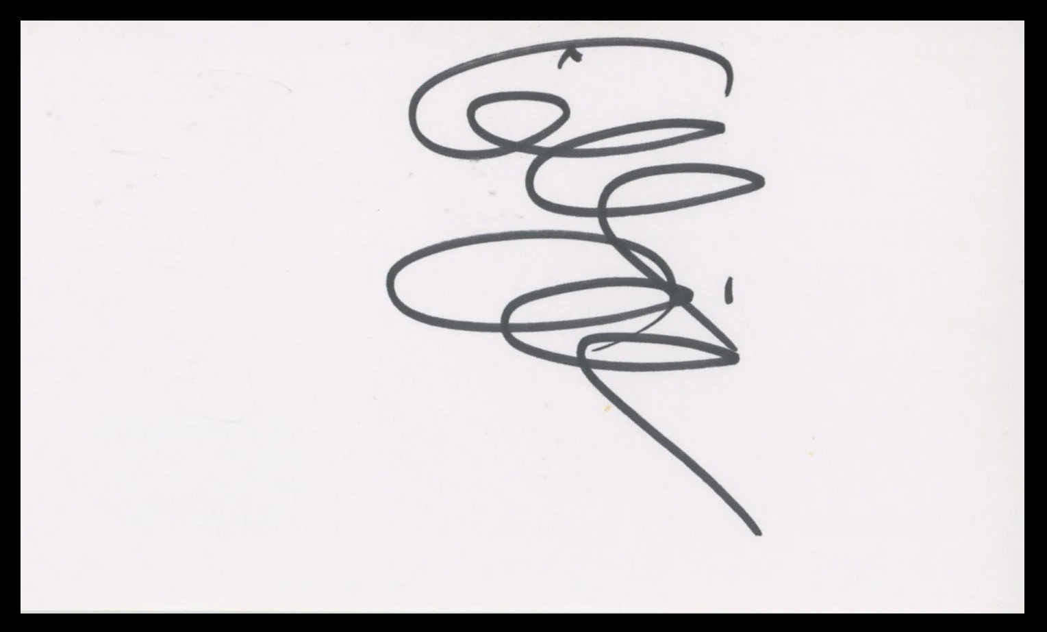 Gillian Anderson The X-Files Authentic Signed 3x5 Index Card BAS #BS29403 - Image 2