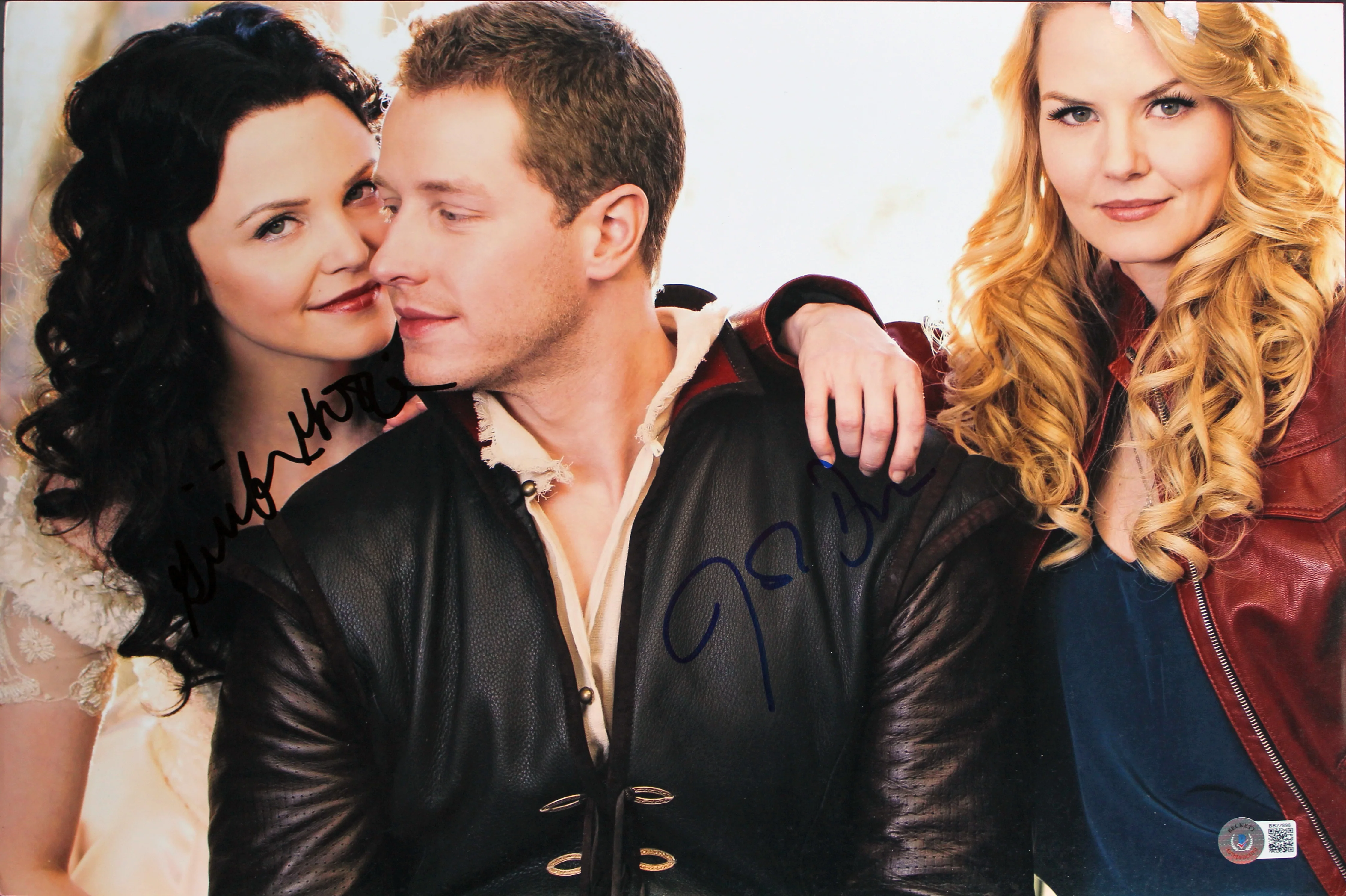 Ginnifer Goodwin & Josh Dallas Once Upon a Time Signed 12x18 Photo BAS #BB22898 - Image 2