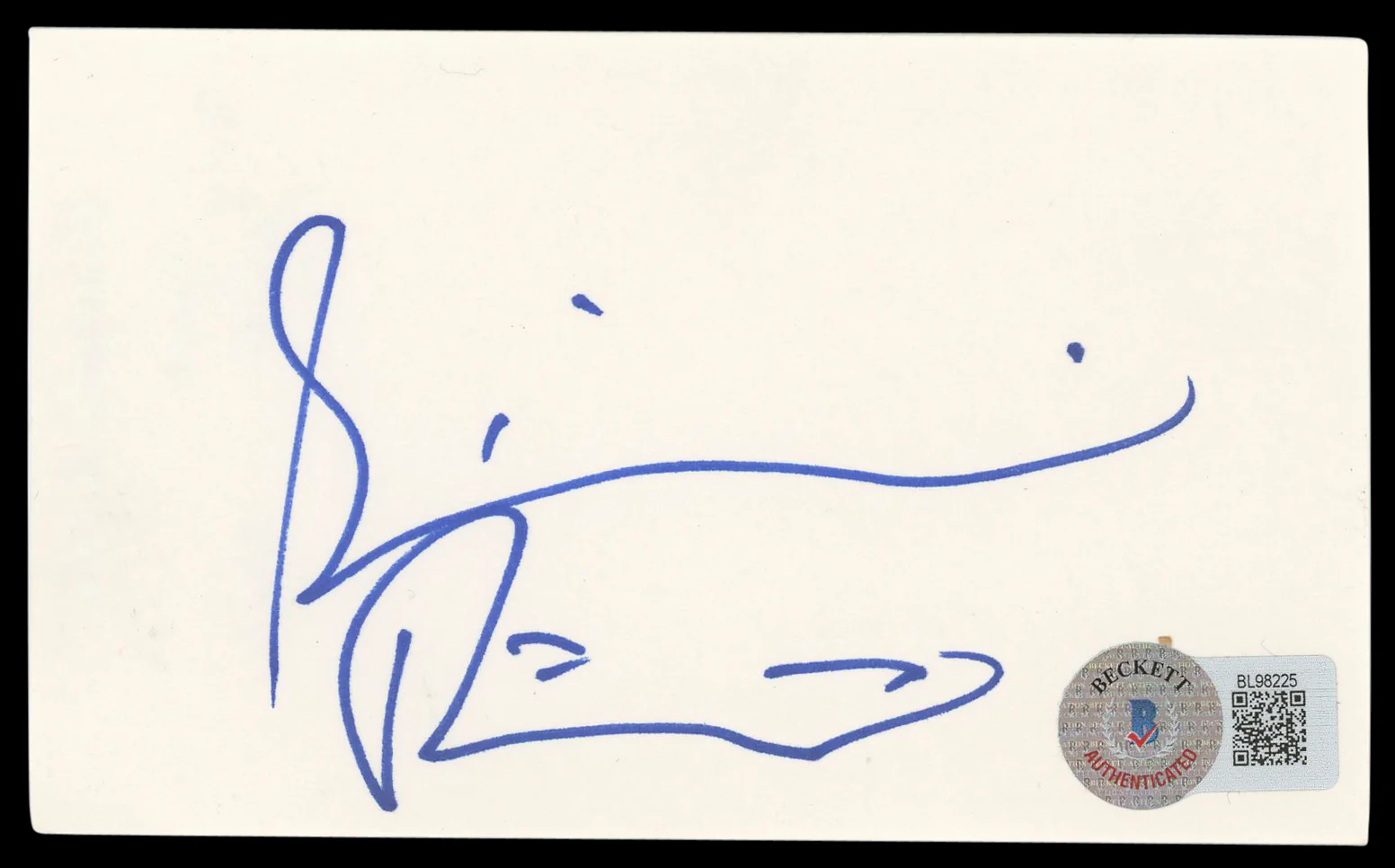 Giovanni Ribisi Gone in 60 Seconds Authentic Signed 3x5 Index Card BAS #BL98225 - Image 2