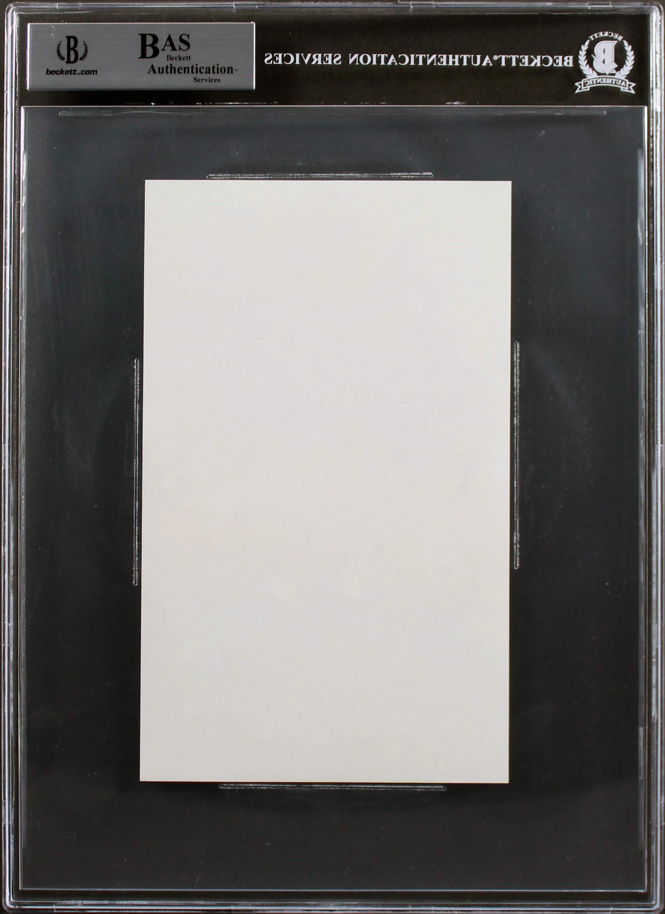 Gisele Bundchen Authentic Signed 4.5x8.5 Cut Signature Autographed BAS Slabbed - Image 3