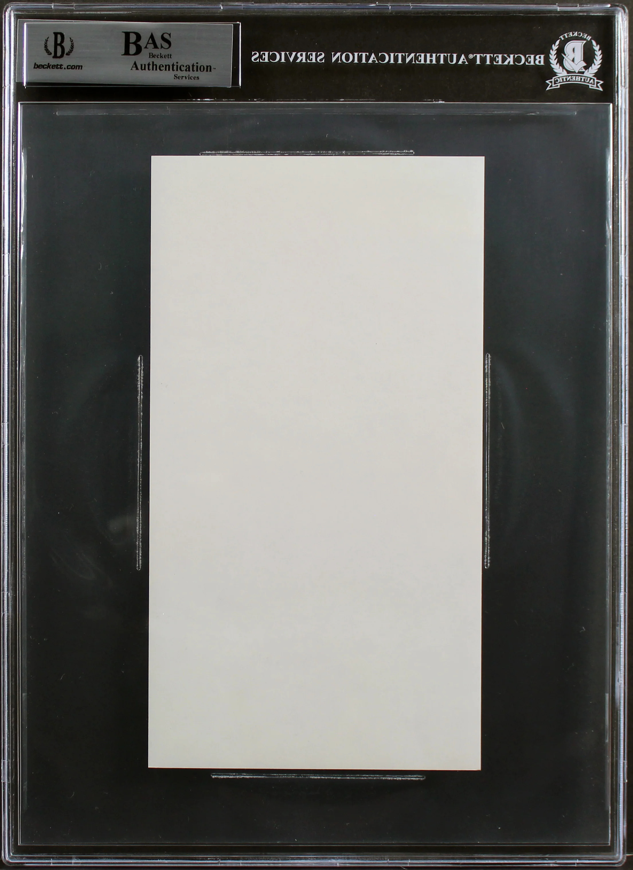 Gisele Bundchen Authentic Signed 4.5x8.5 Cut Signature BAS Slabbed - Image 3