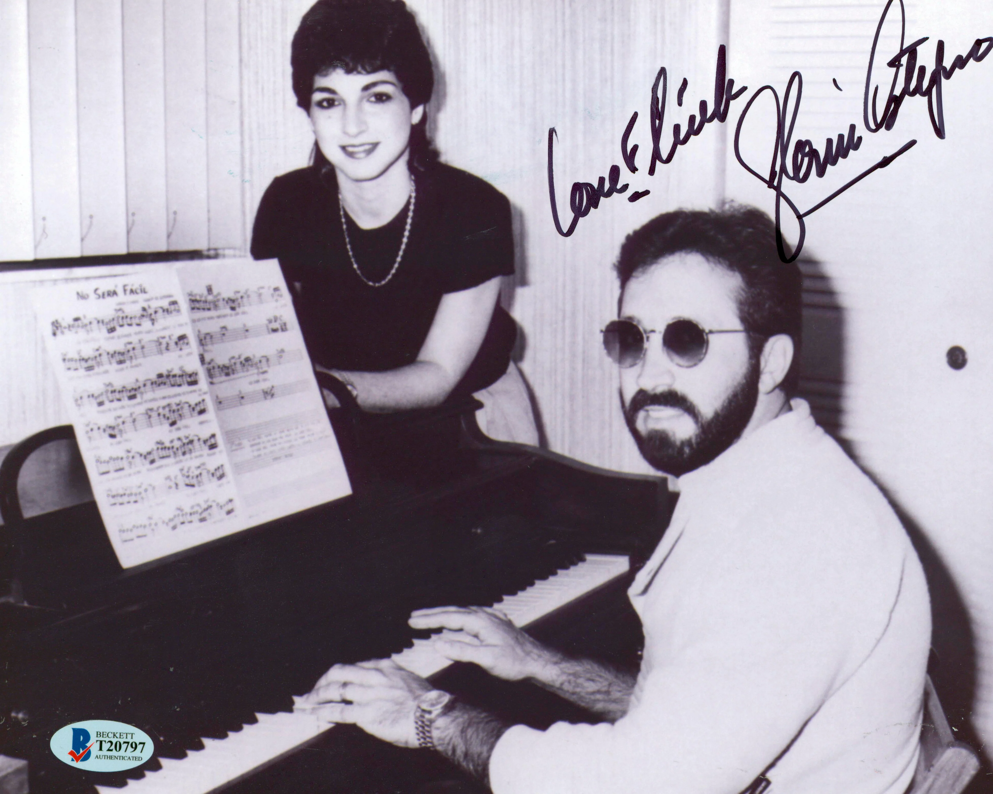 Gloria Estefan Miami Sound Machine "Love & Luck" Signed 8x10 Photo BAS #T20797 - Image 2