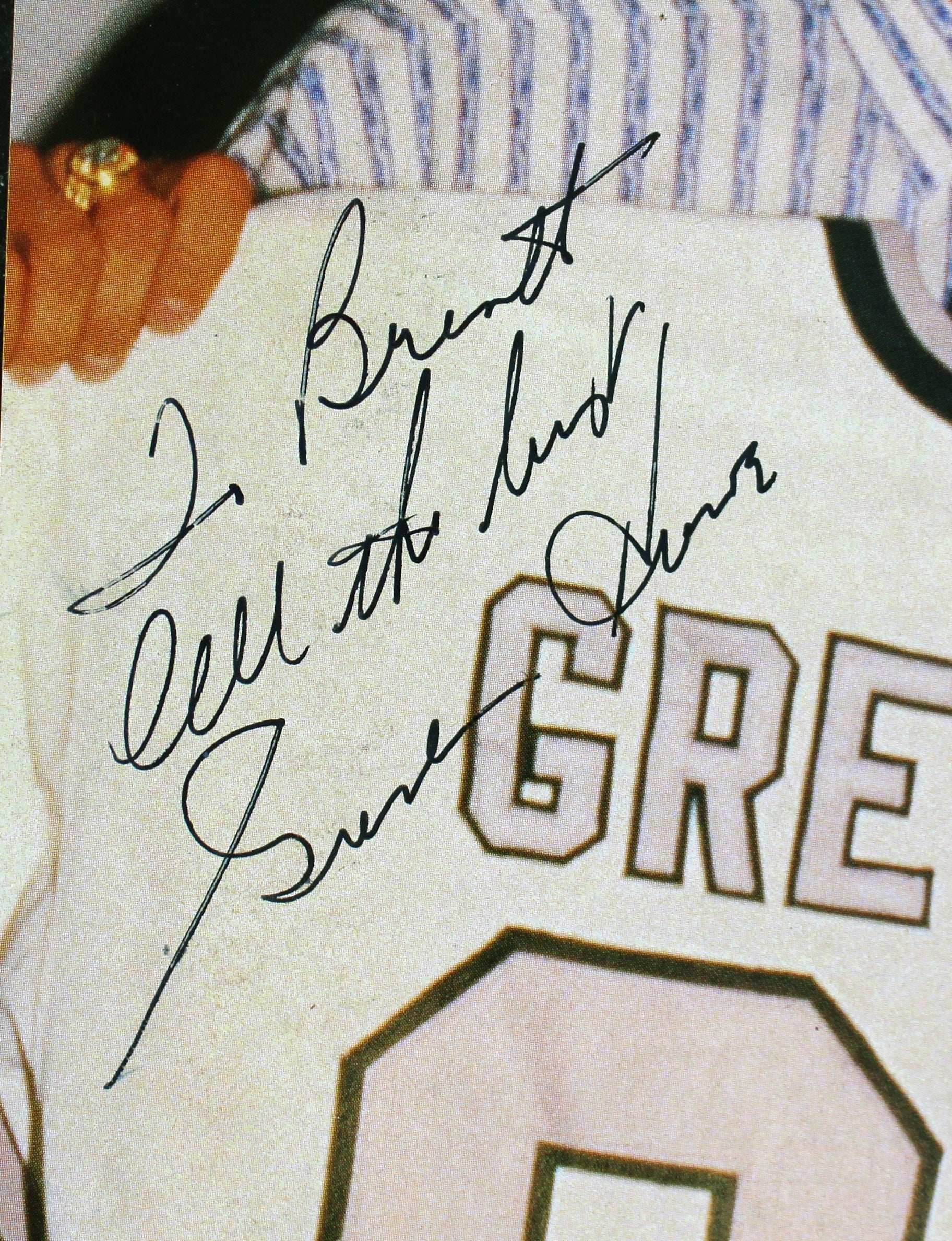 Gordie Howe "All The Best" Authentic Signed NHL Goal Magazine BAS #X71307 - Image 3