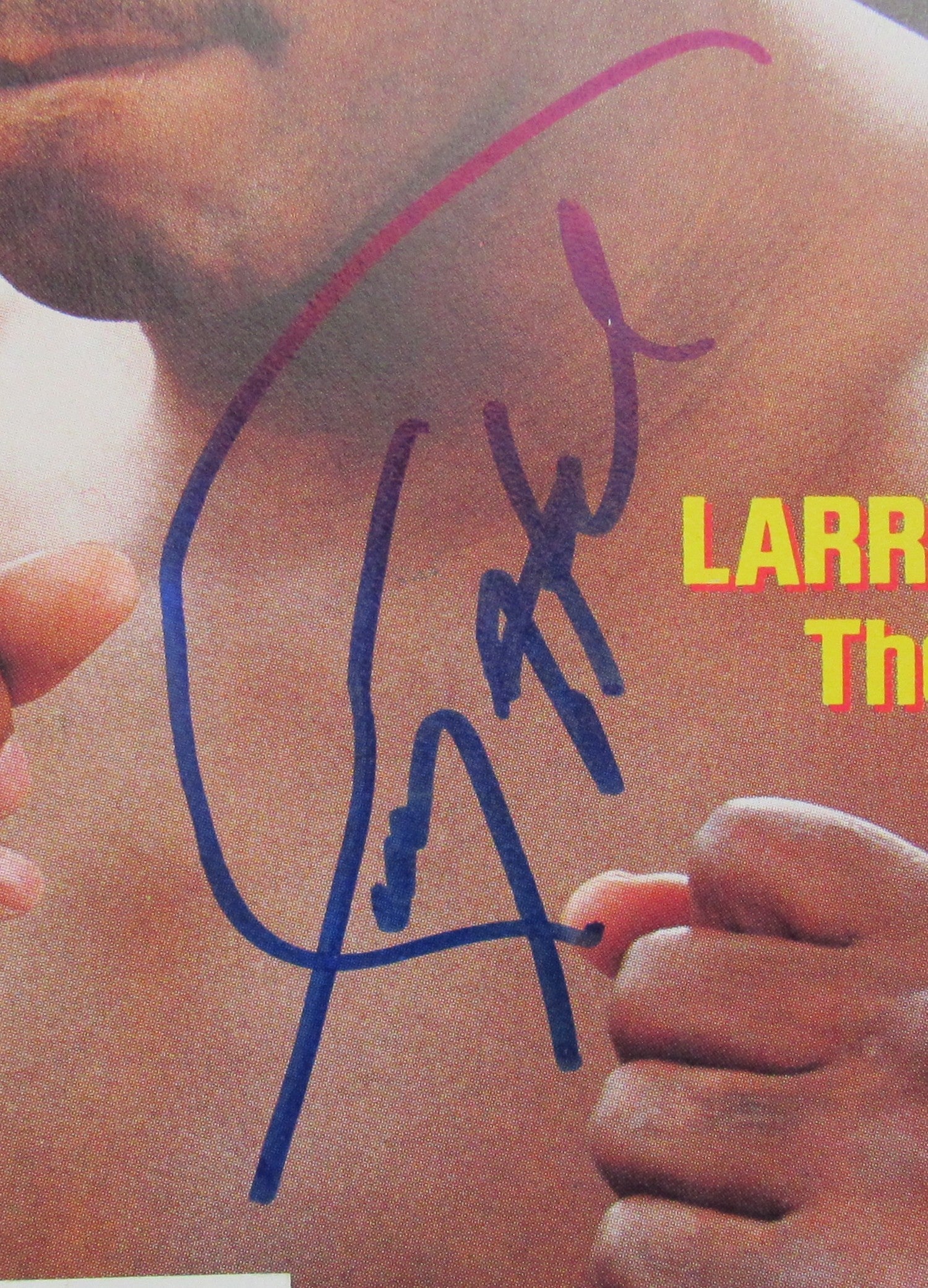 Larry Holmes Signed Auto Sports Illustrated Magazine JSA CF42638 - Image 2