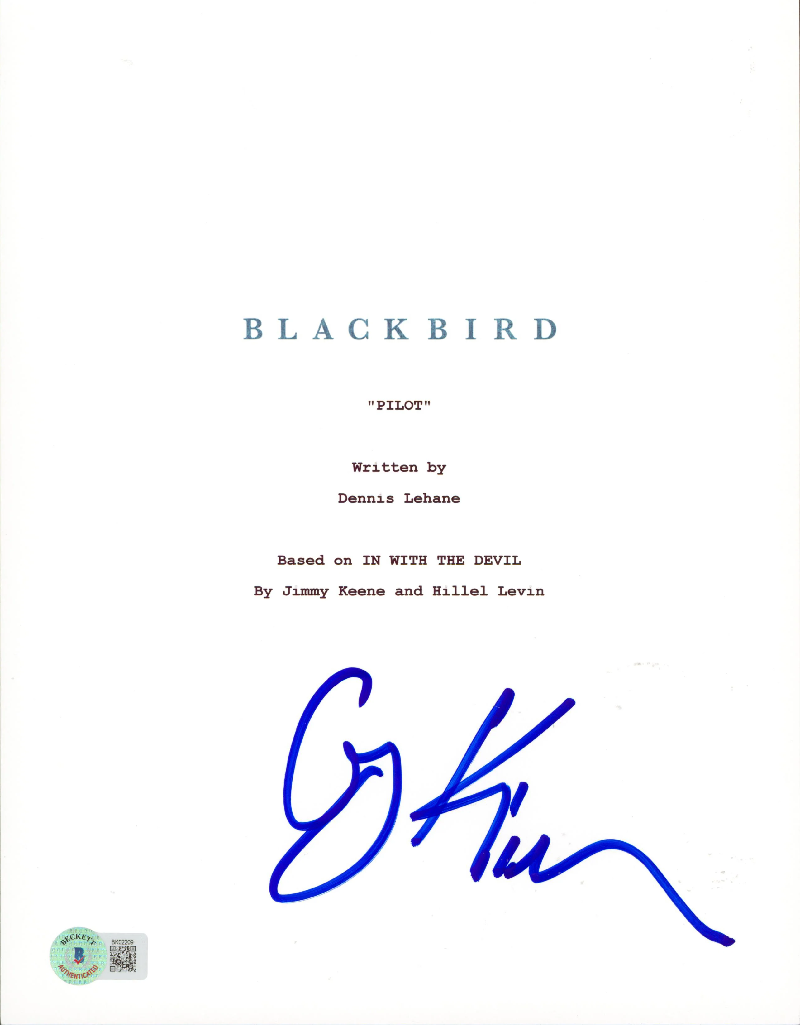 Greg Kinnear Blackbird Authentic Signed Script Cover Autographed BAS #BK02209 - Image 2