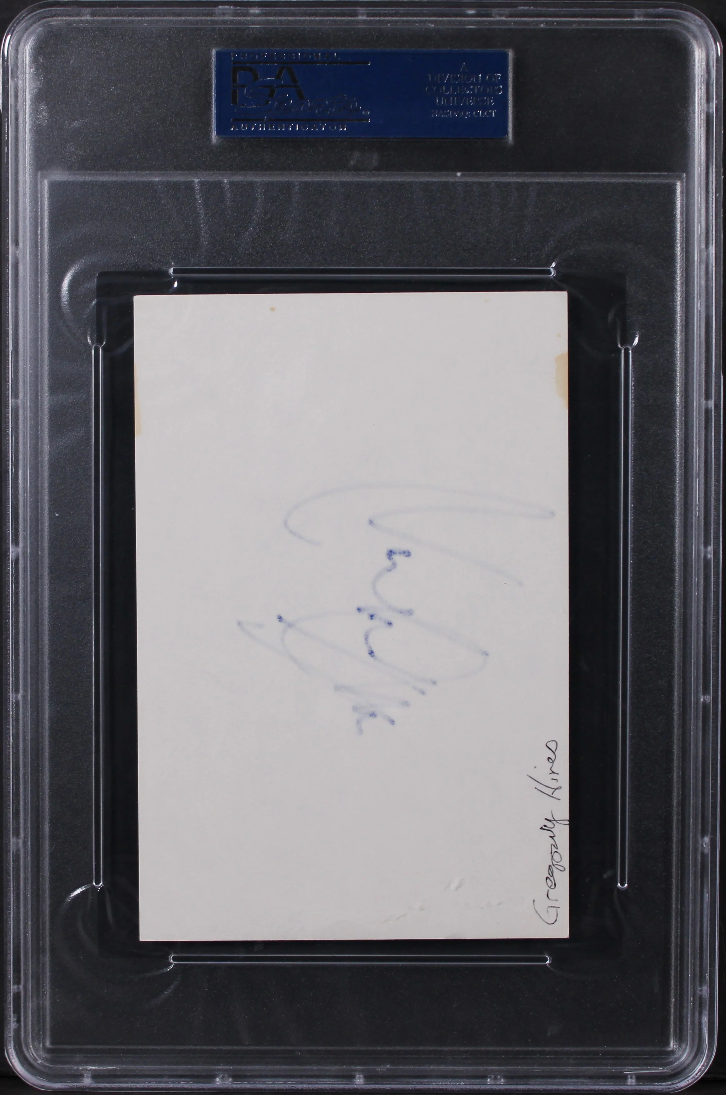 Gregory Hines History of the World: Part I Signed 4x6 Index Card PSA/DNA Slabbed - Image 3