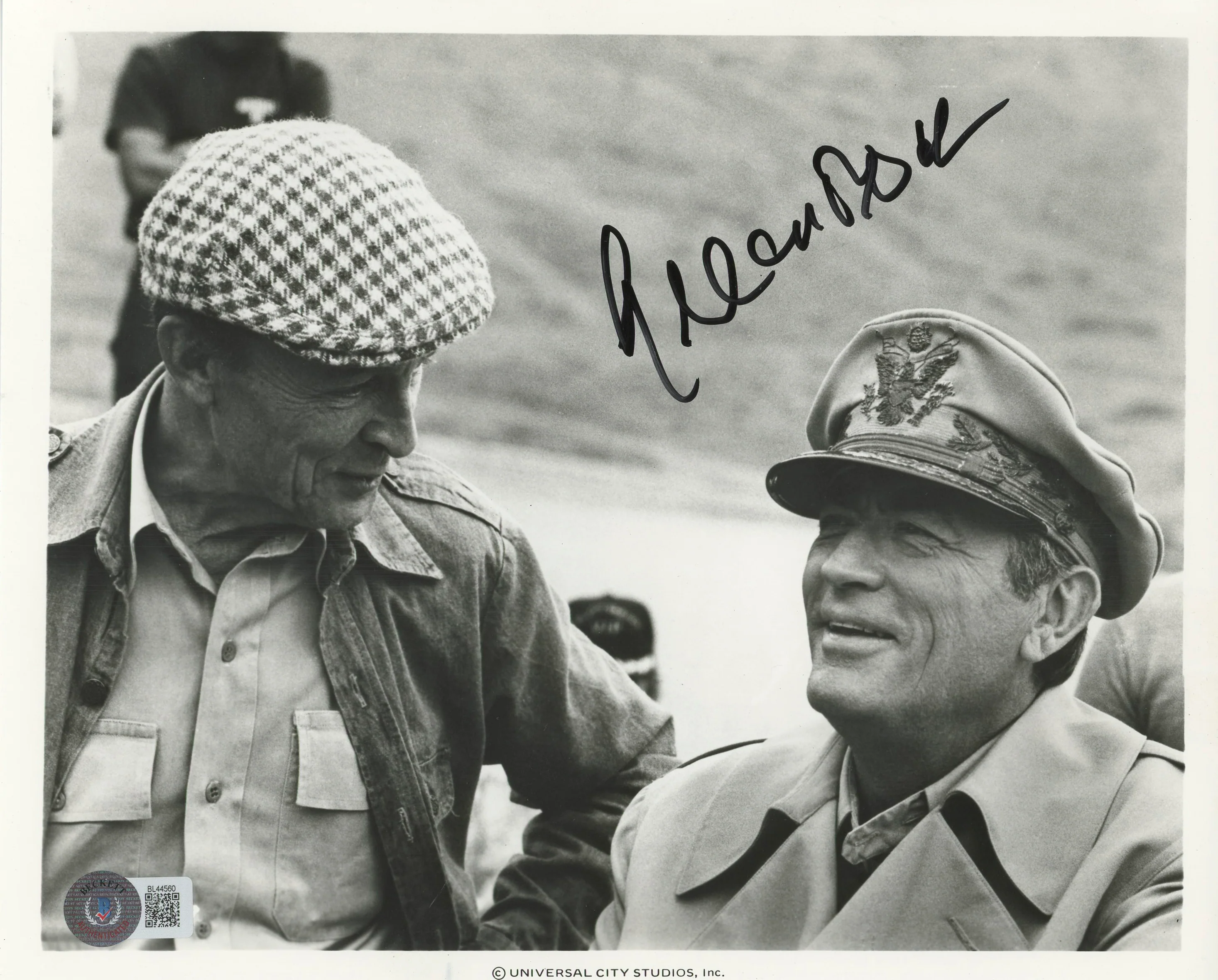 Gregory Peck MacArthur Authentic Signed 8x10 Photo Autographed BAS #BL44560 - Image 2