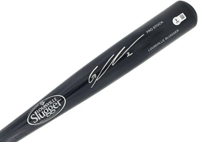 Gunnar Henderson Baltimore Orioles Signed Black Louisville Slugger Bat BAS - Image 2