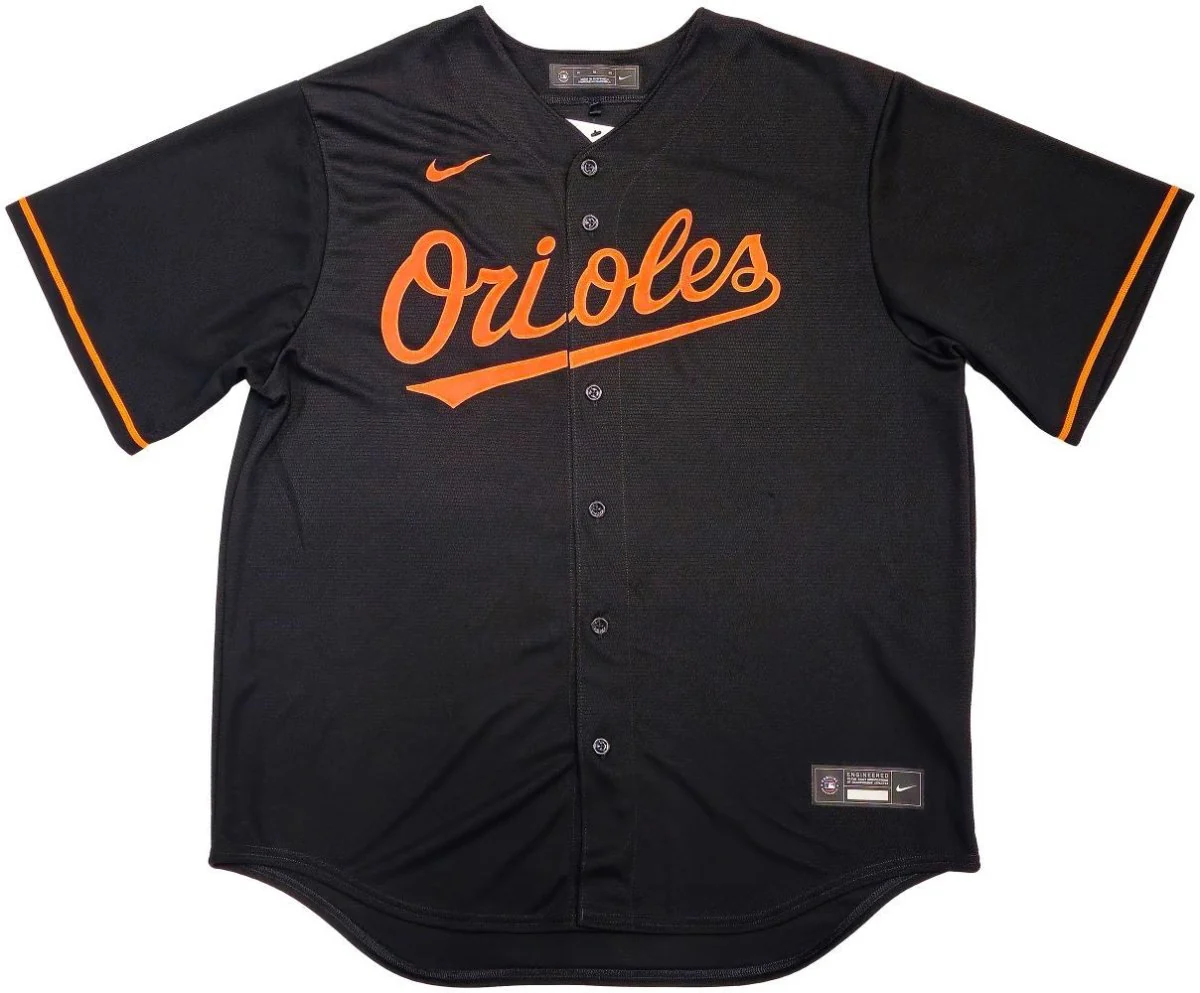 Gunnar Henderson Signed Baltimore Orioles Black Nike Replica Jersey BAS ITP - Image 3