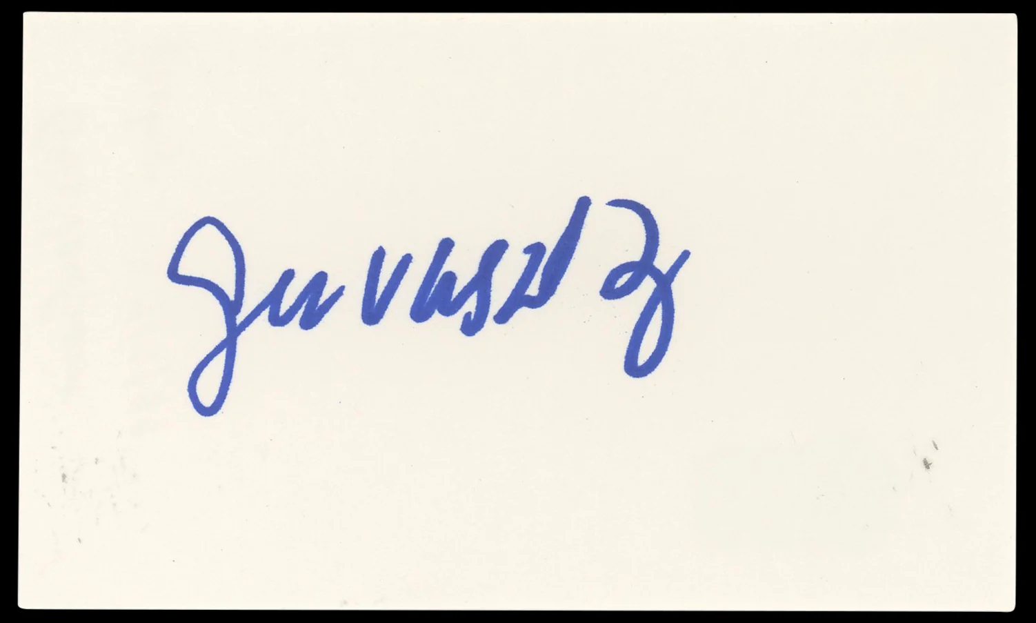 Gus Van Sant Authentic Signed 3x5 Index Card Autographed BAS #BP50620
