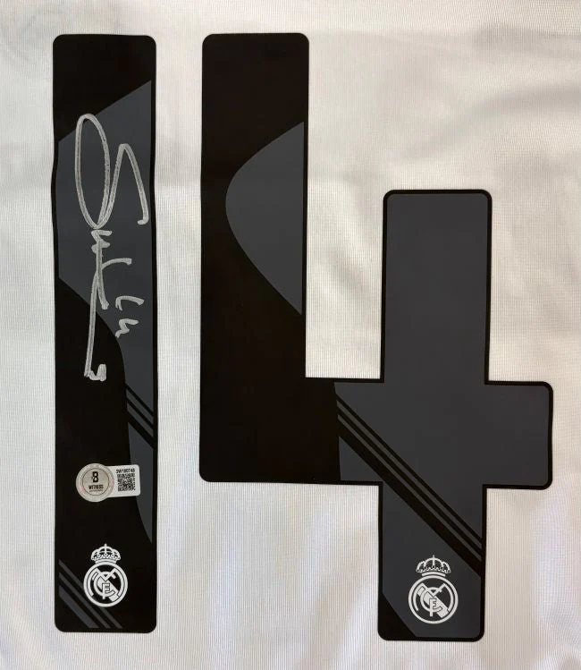 Guti Hernandez Signed Real Madrid Adidas Soccer Jersey BAS - Image 2