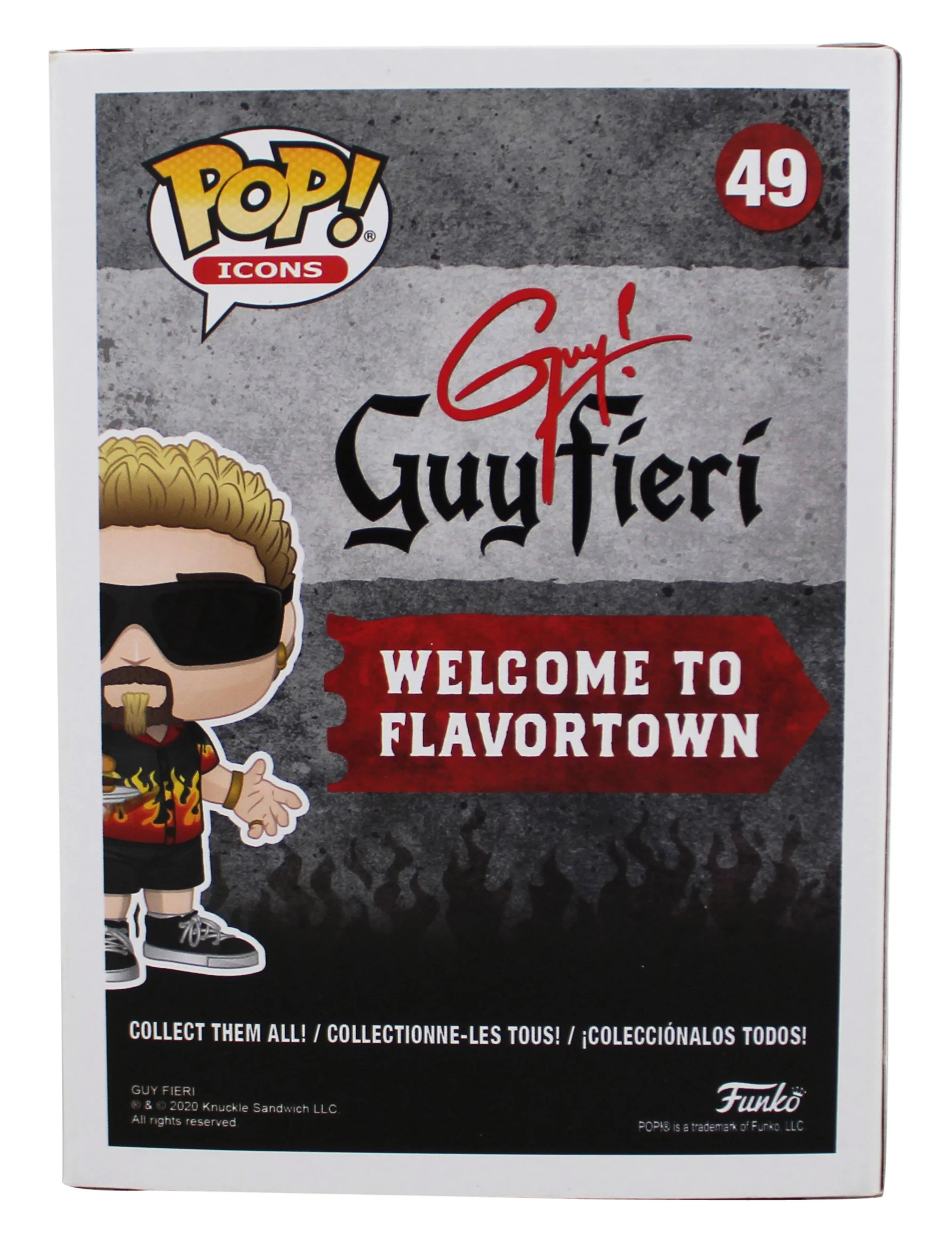Guy Fieri Diners, Drive-Ins & Dives Signed #49 Funko Pop Figure JSA #AQ15659 - Image 5