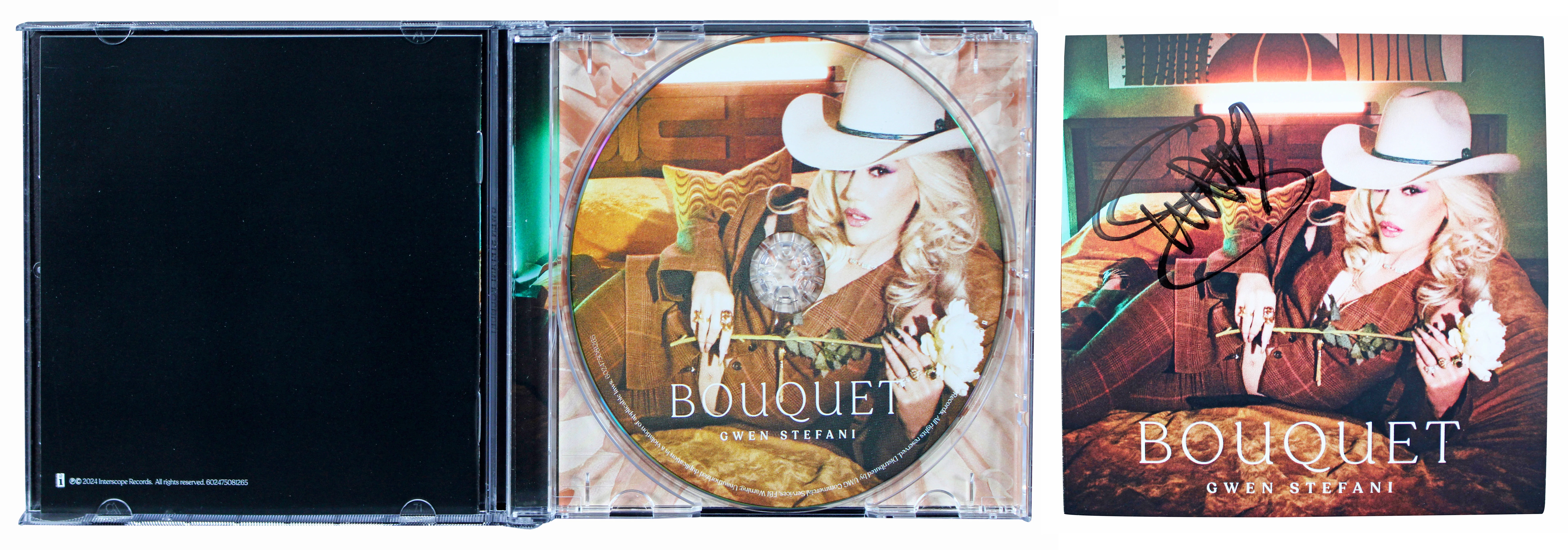 Gwen Stefani Authentic Signed Bouquet Cd Insert W/ Disk Autographed BAS - Image 7