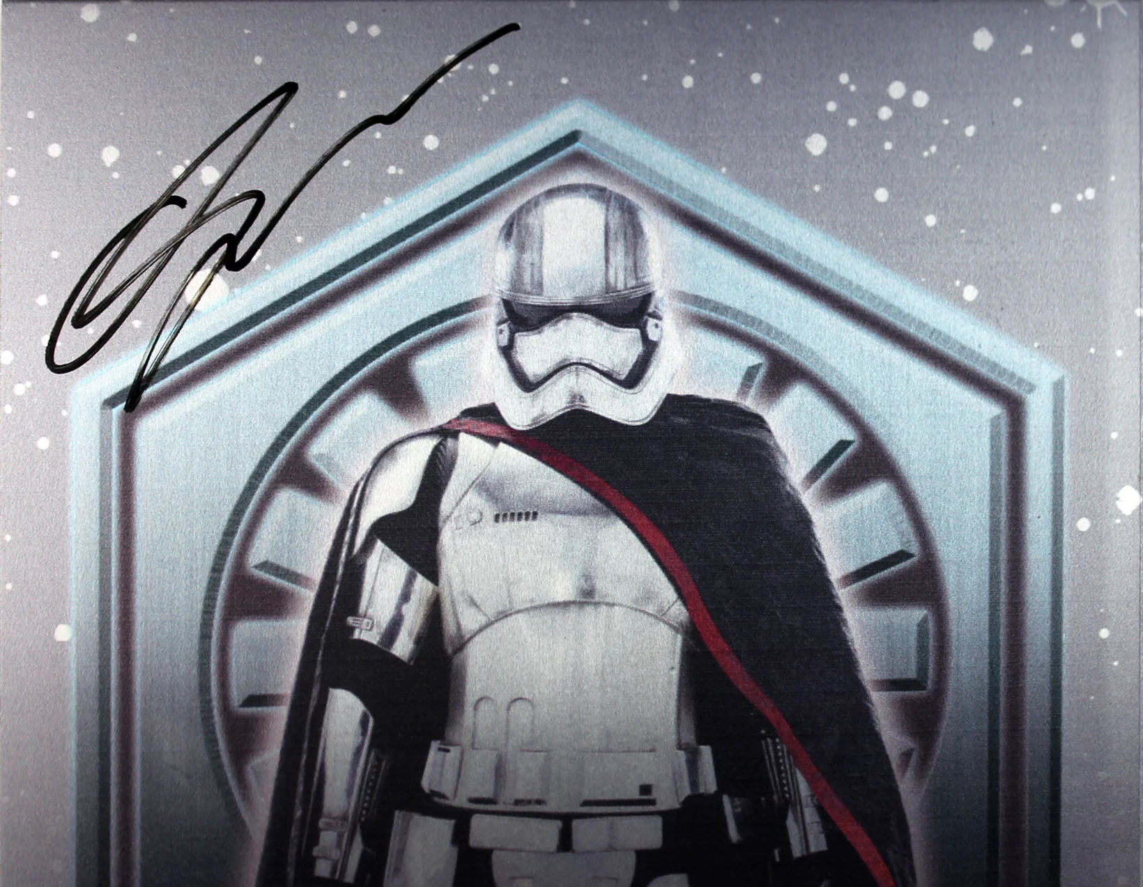 Gwendoline Christie Signed LE #3/99 Captain Phasma 10x14 Aluminum Poster BAS - Image 3