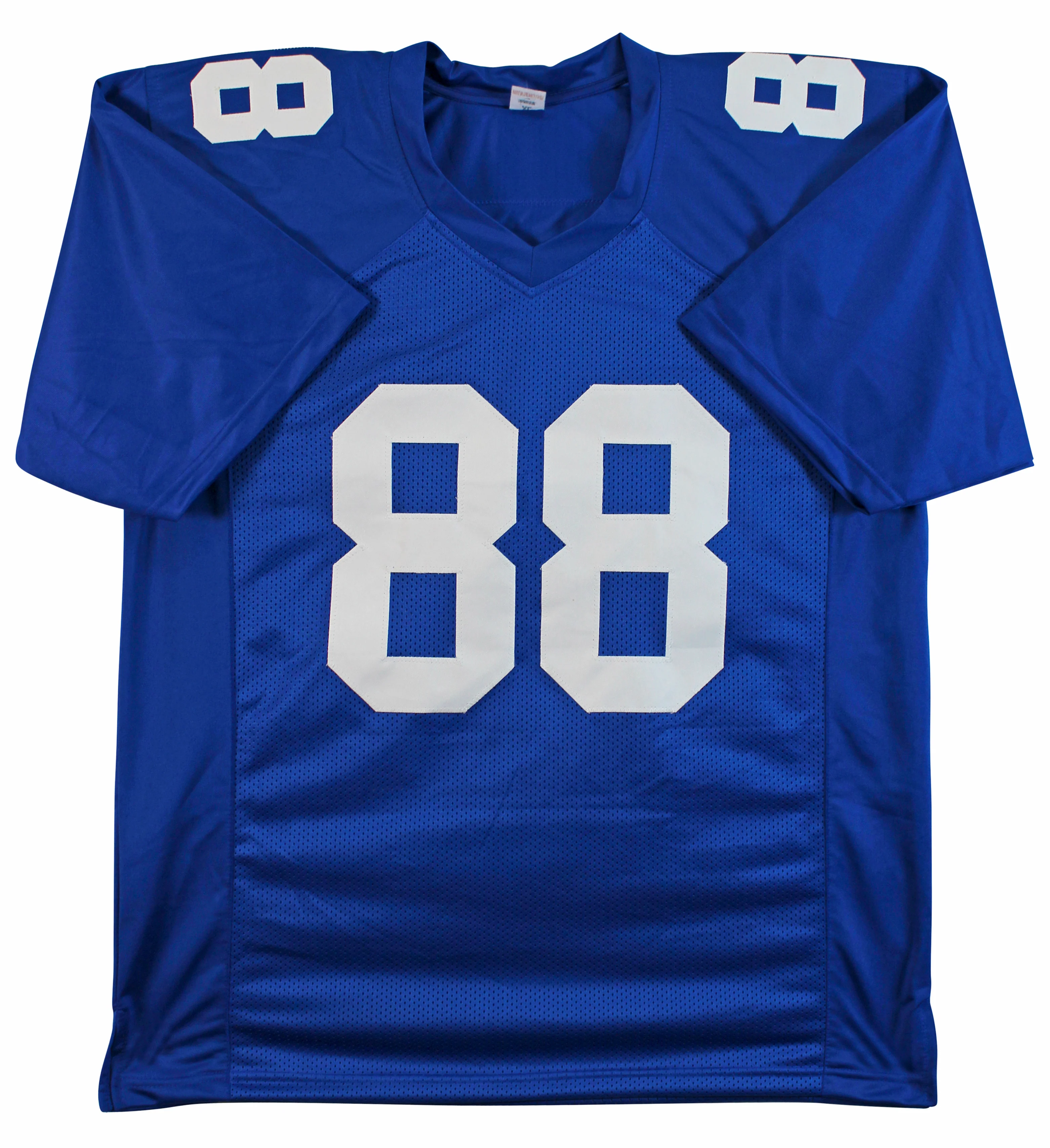 Hakeem Nicks Authentic Signed Blue Pro Style Jersey Autographed BAS - Image 4