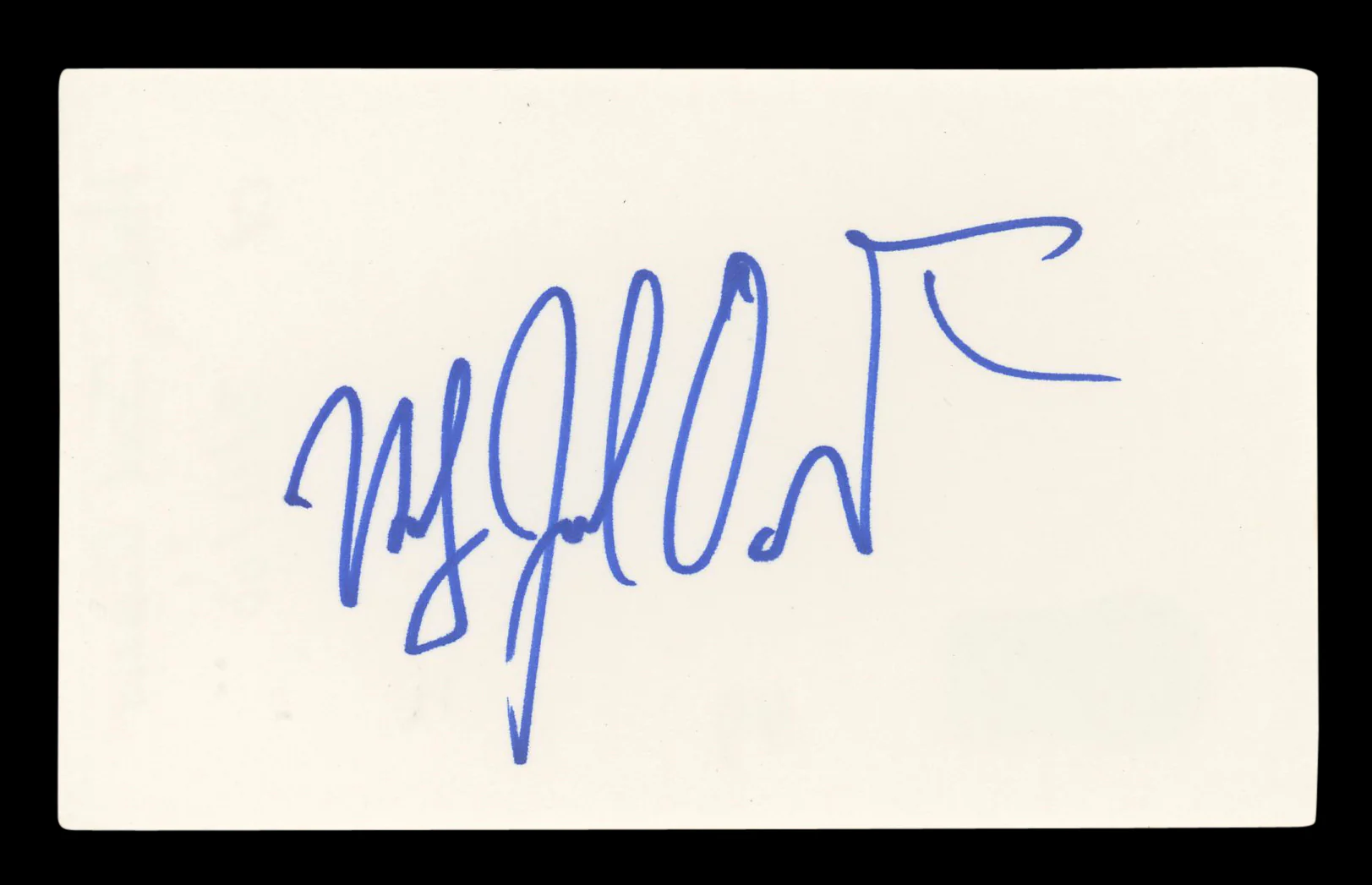 Haley Joel Osment The Sixth Sense Authentic Signed 3x5 Index Card BAS #BL96453