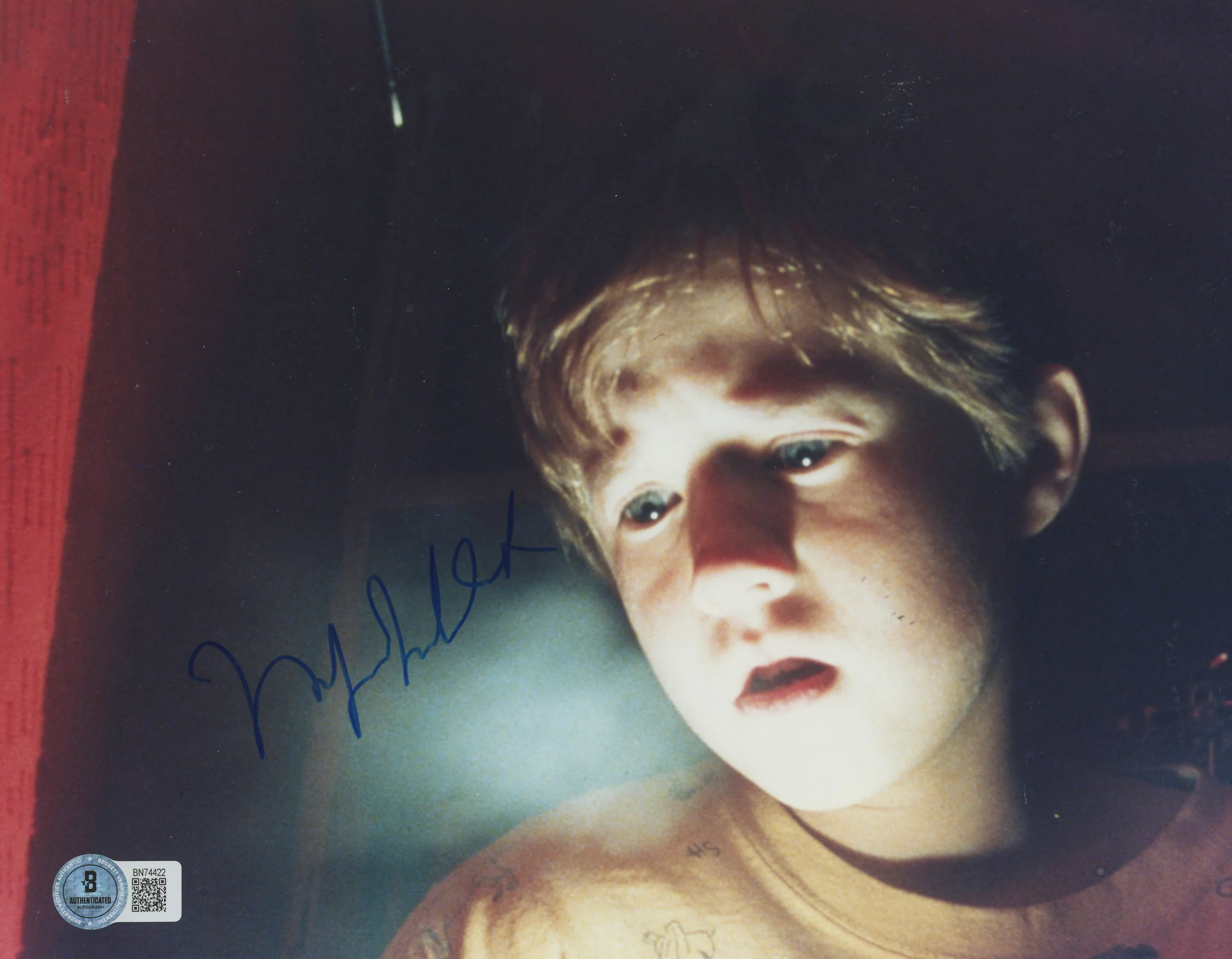 Haley Joel Osment The Sixth Sense Signed 8x10 Vintage Photo BAS #BN74422 - Image 2
