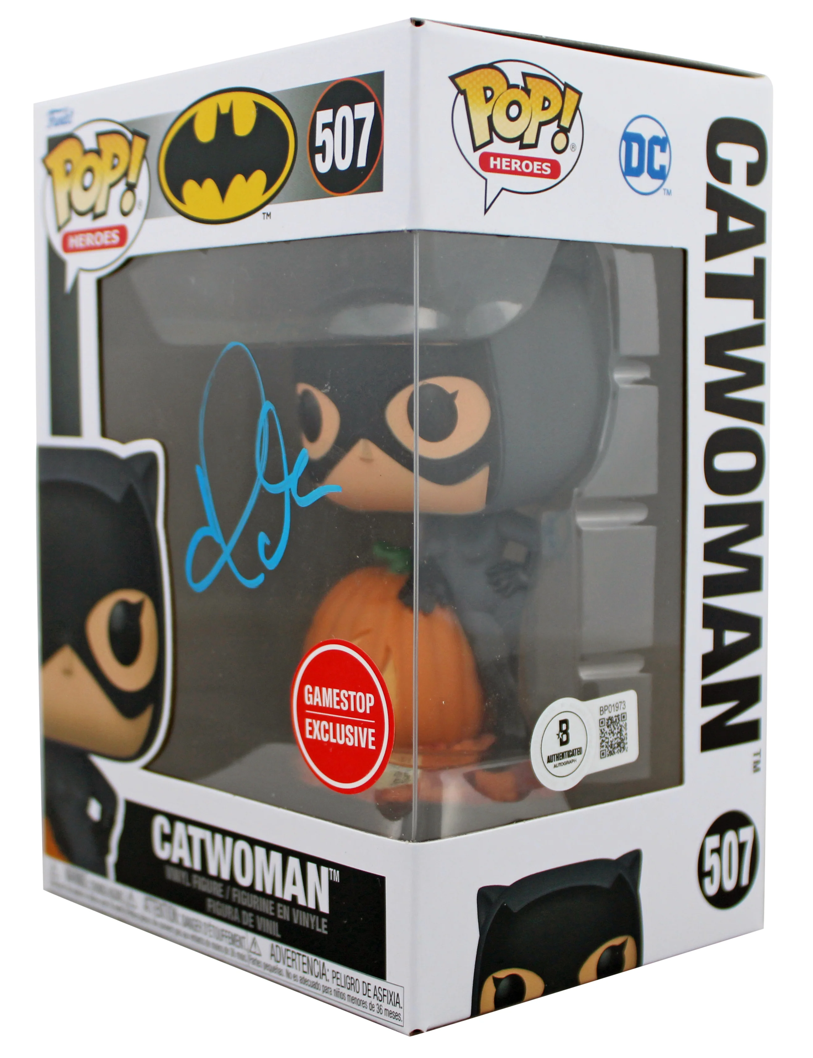 Halle Berry Catwoman Authentic Signed #507 Funko Pop Vinyl Figure BAS #BP01973 - Image 3
