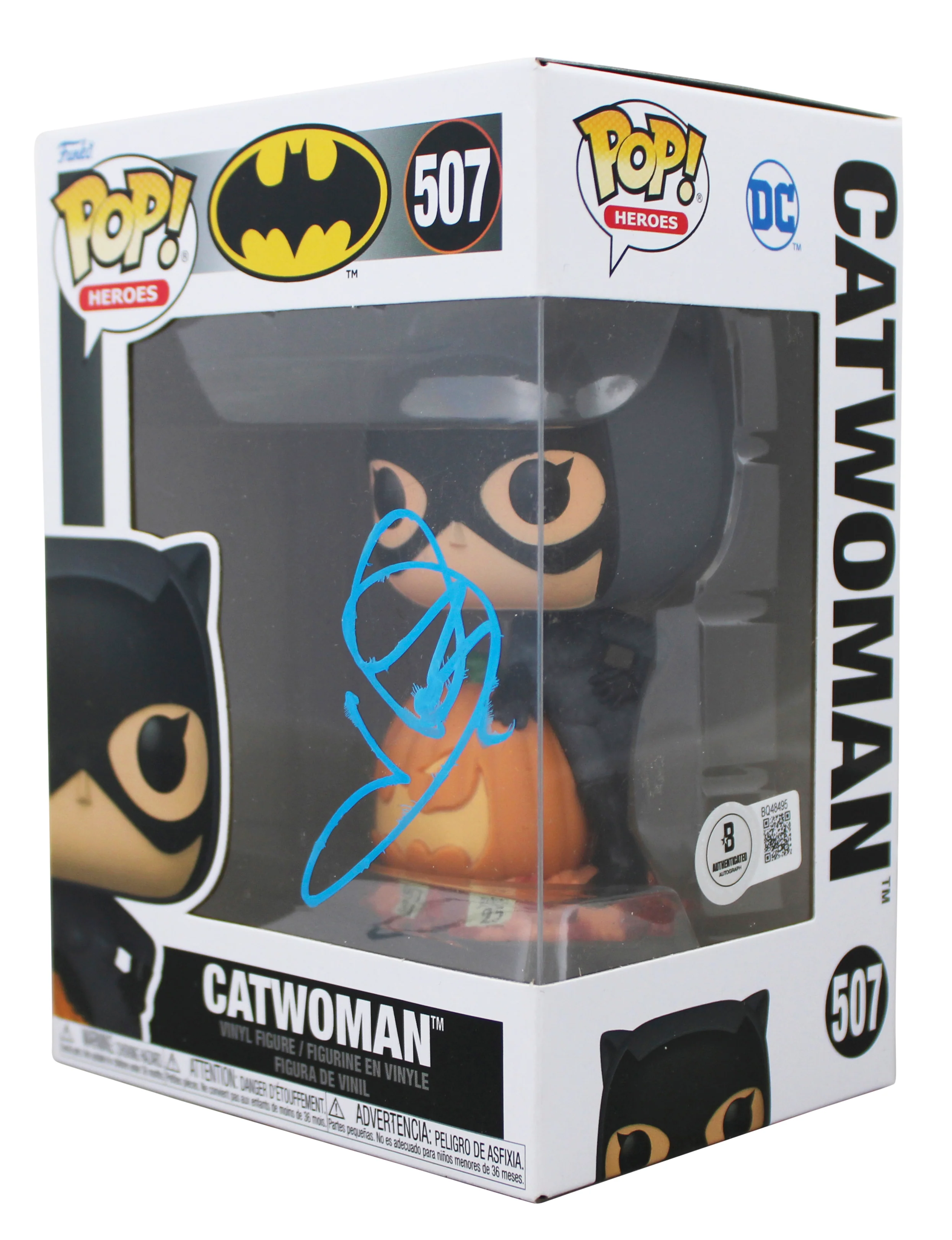 Halle Berry Catwoman Authentic Signed #507 Funko Pop Vinyl Figure BAS #BQ48495 - Image 3