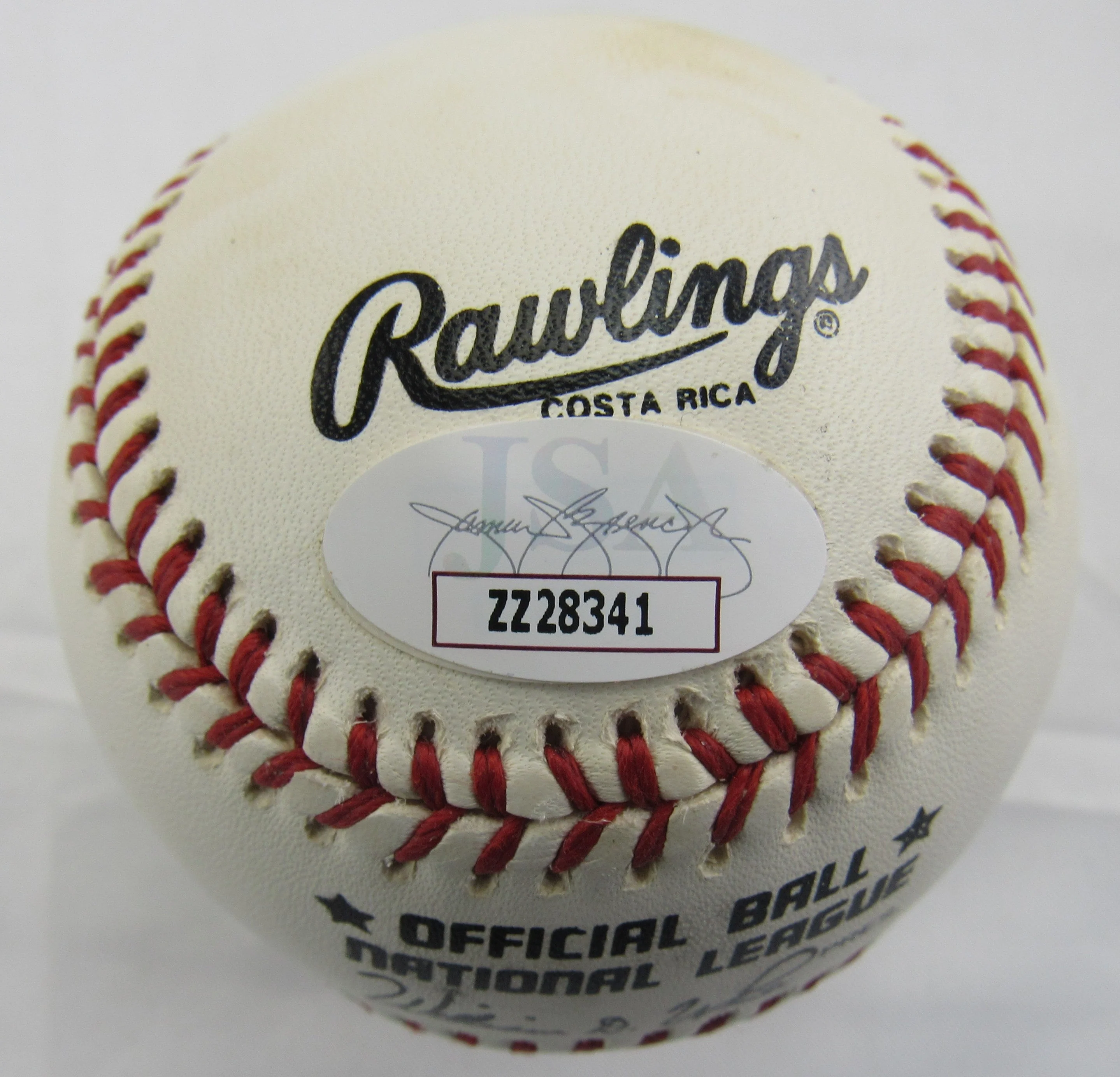 Hank Aaron Signed Auto Baseball JSA LOA ZZ28341 - Image 8