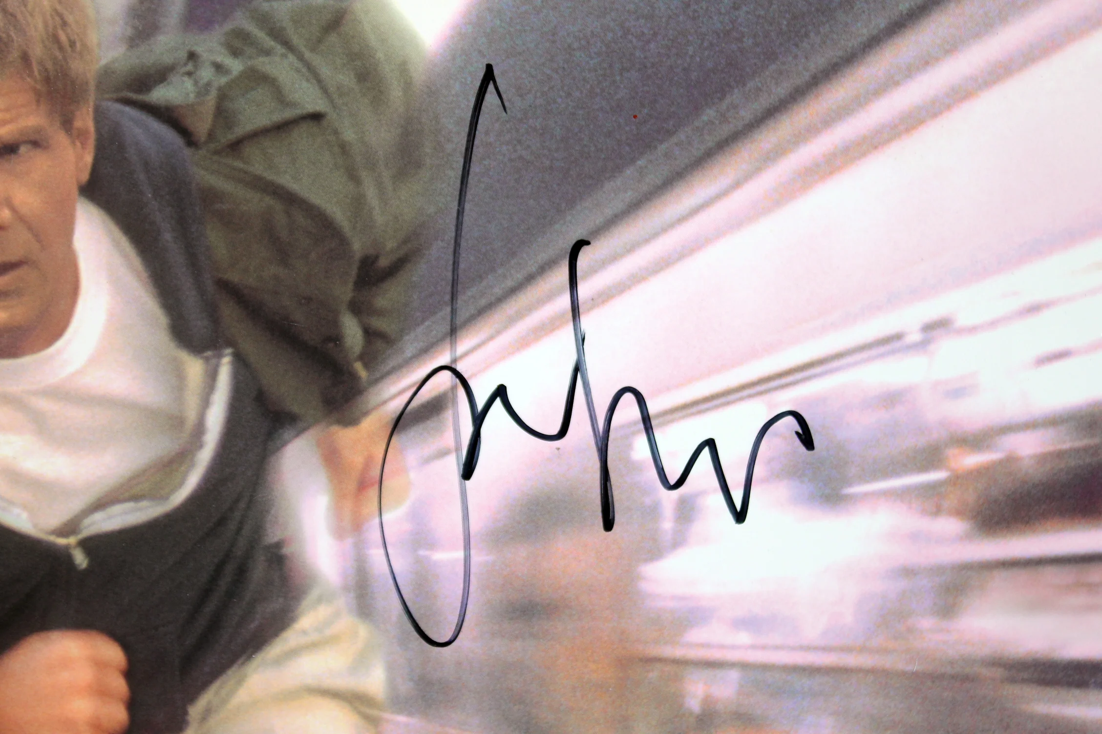 Harrison Ford Authentic Signed The Fugitive Laserdisc Cover w/ Disc BAS #A02051 - Image 2