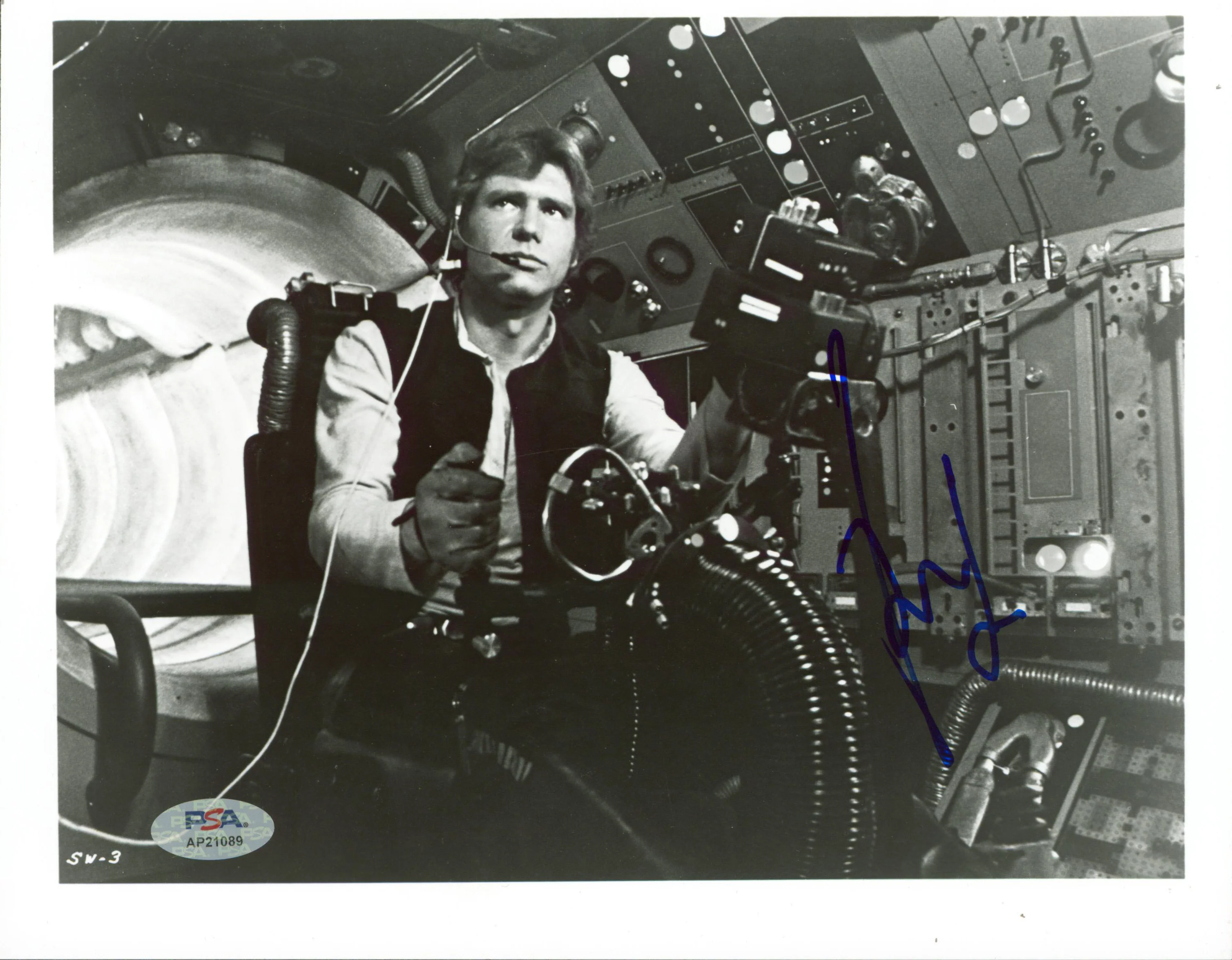 Harrison Ford Star Wars A New Hope Authentic Signed 8x10 Photo PSA/DNA #AP21089