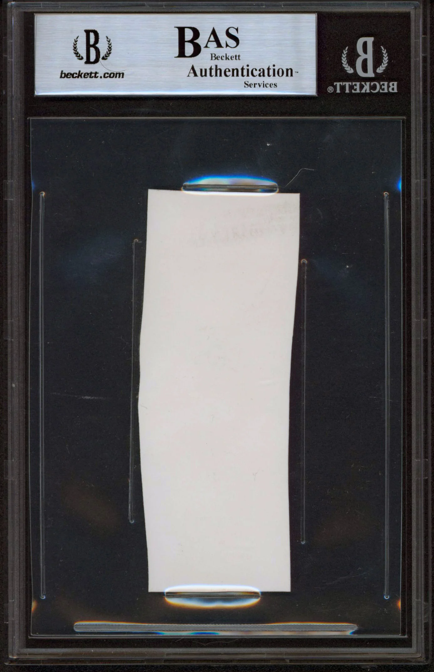 Harrison Ford Star Wars "All Best Wishes" Signed 1.5x4.25 Cut Signature BAS Slab - Image 3