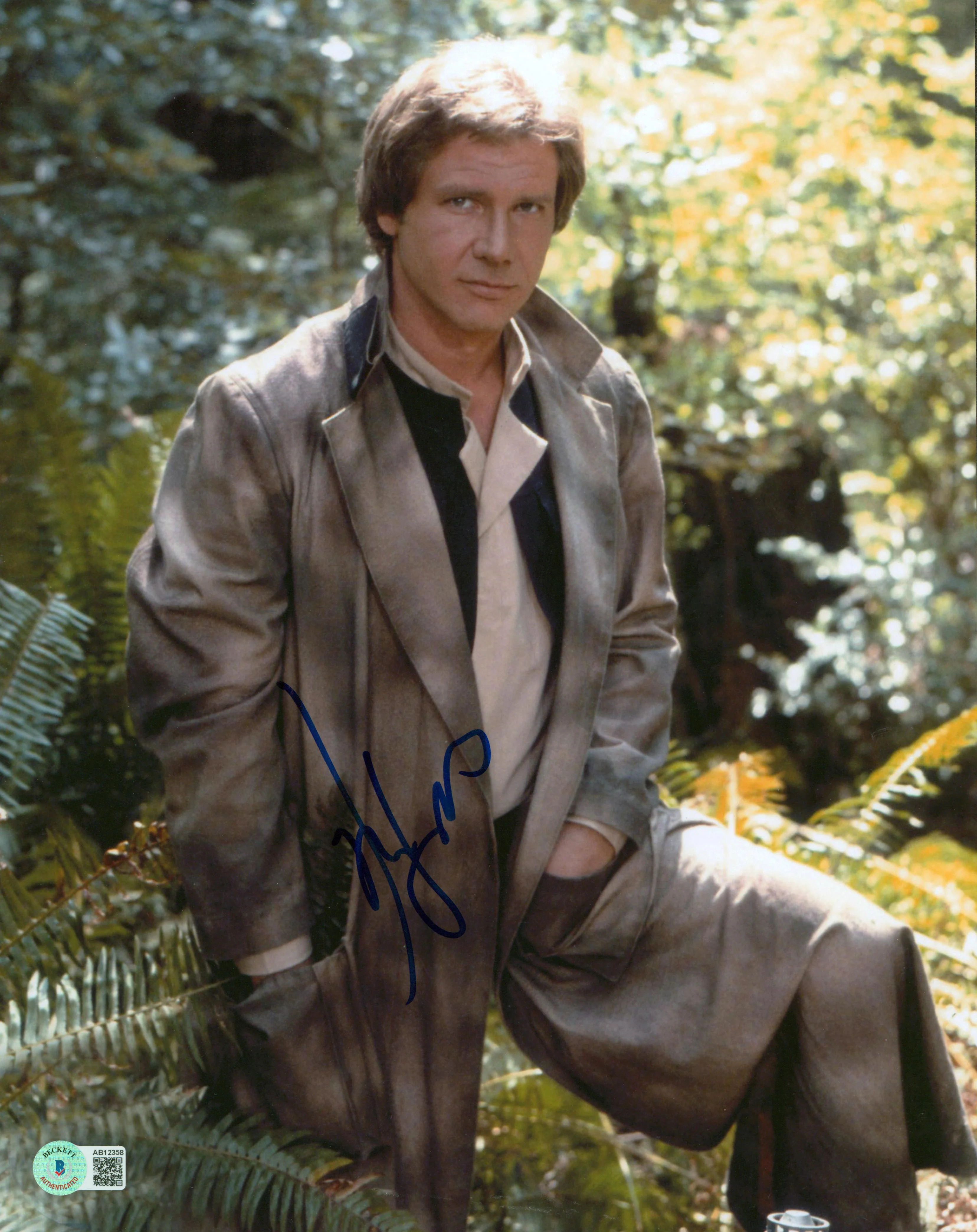 Harrison Ford Star Wars Return of the Jedi Signed 11x14 Photo BAS #AB12358 - Image 2