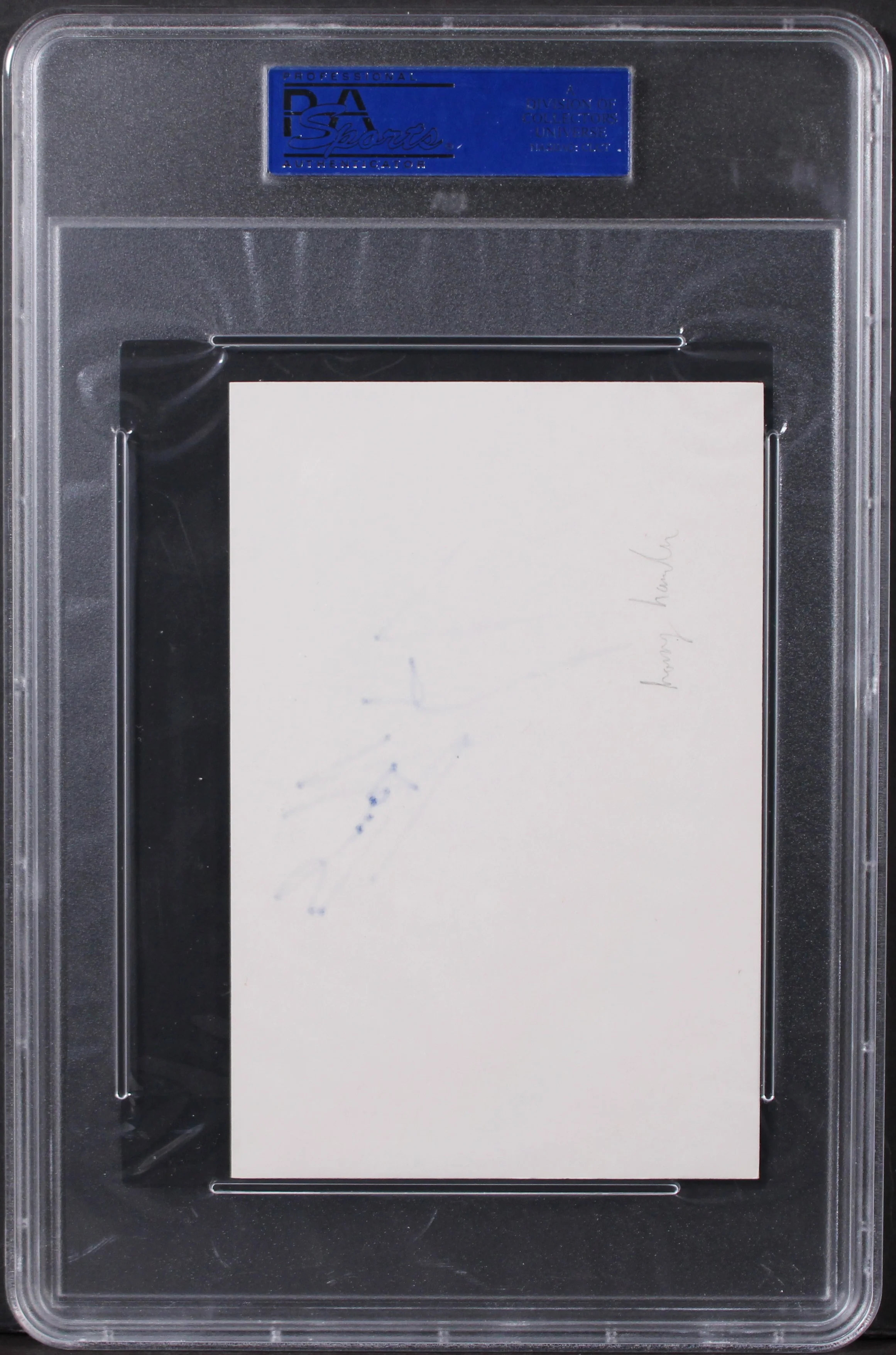 Harry Hamlin Clash of the Titans Authentic Signed 4x6 Index Card PSA/DNA Slabbed - Image 3