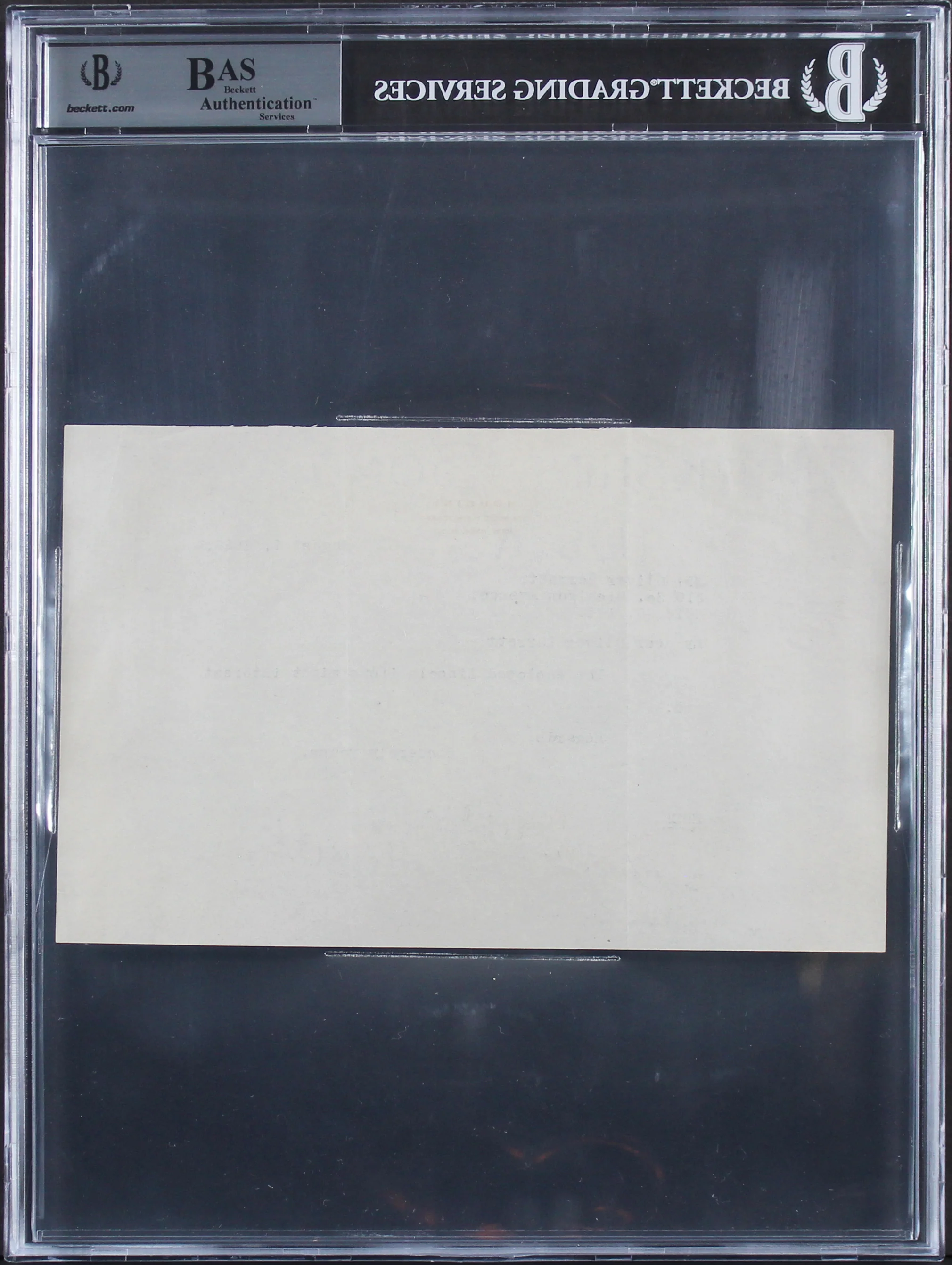 Harry Houdini Signed 5.5x8.25 1926 Letter On Personal Letterhead BAS Slabbed - Image 3