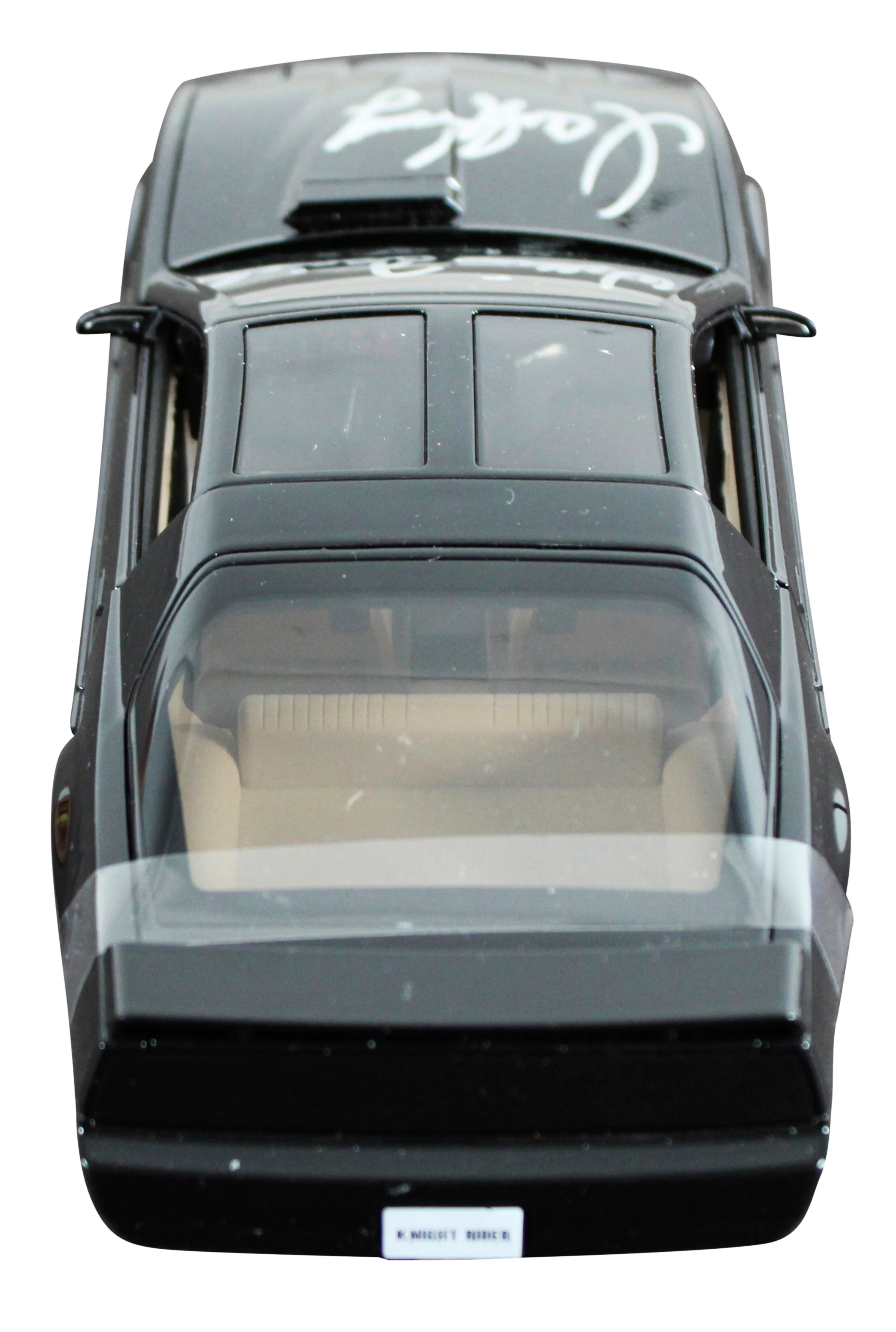 Hasselhoff & Daniels Knight Rider Signed 1:24 Die Cast Metal K.I.T.T. Car BAS - Image 6