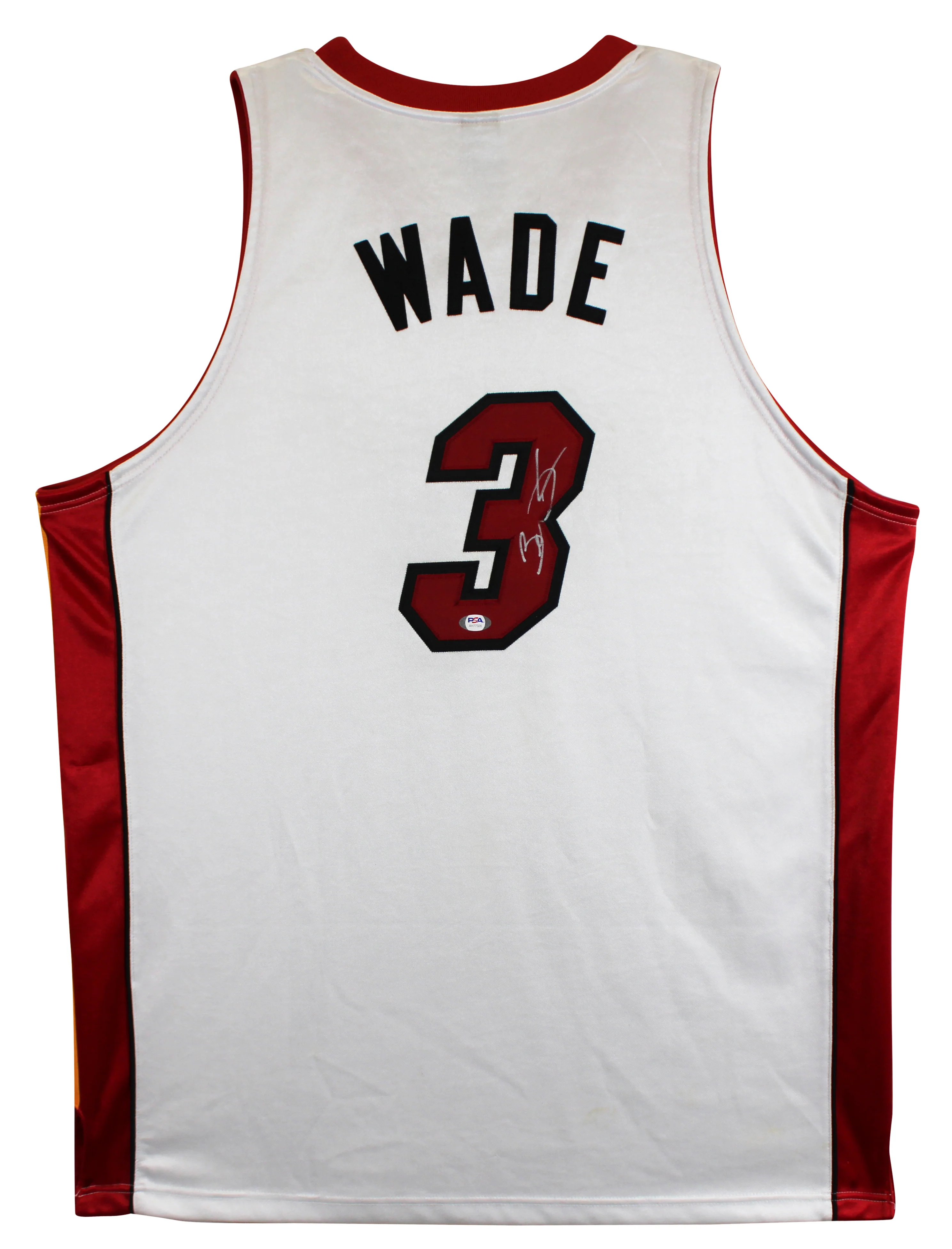 Heat Dwyane Wade Authentic Signed White Reebok Authentic Jersey PSA/DNA #AH77326 - Image 3
