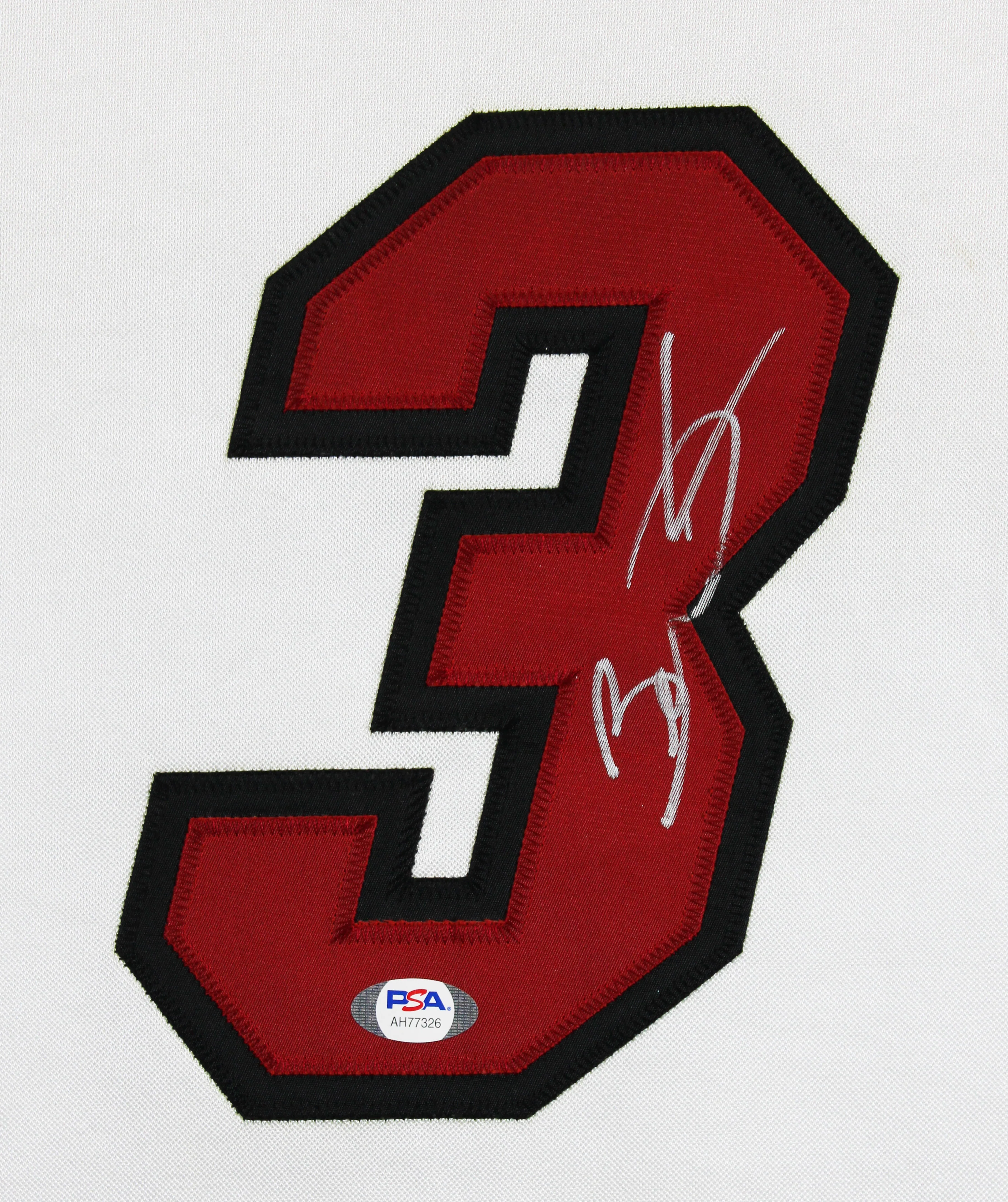 Heat Dwyane Wade Authentic Signed White Reebok Authentic Jersey PSA/DNA #AH77326 - Image 4