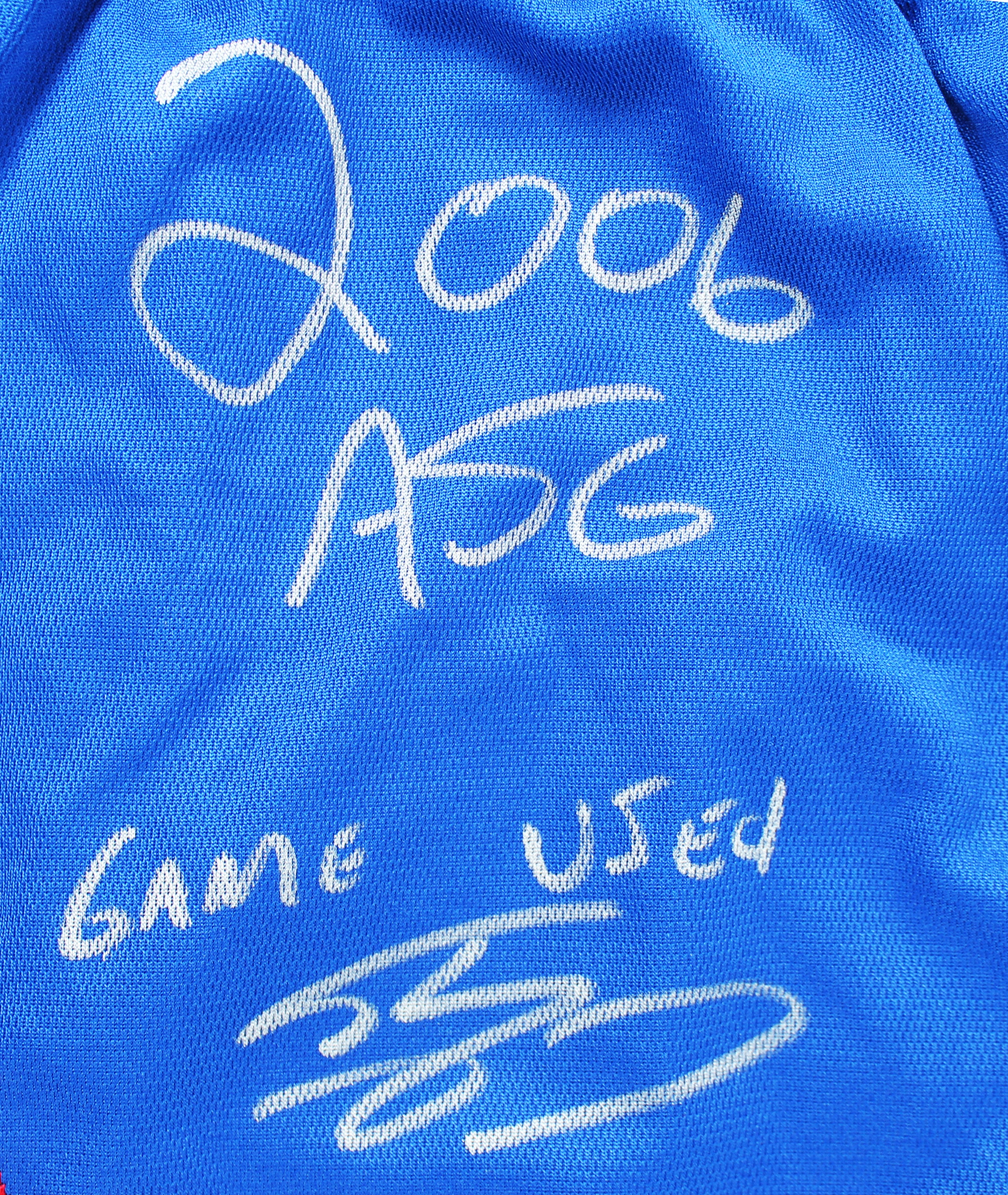 Heat Shaquille O'Neal "2006 ASG Game Used" Signed Blue Reebok Warmup Pants BAS W - Image 2