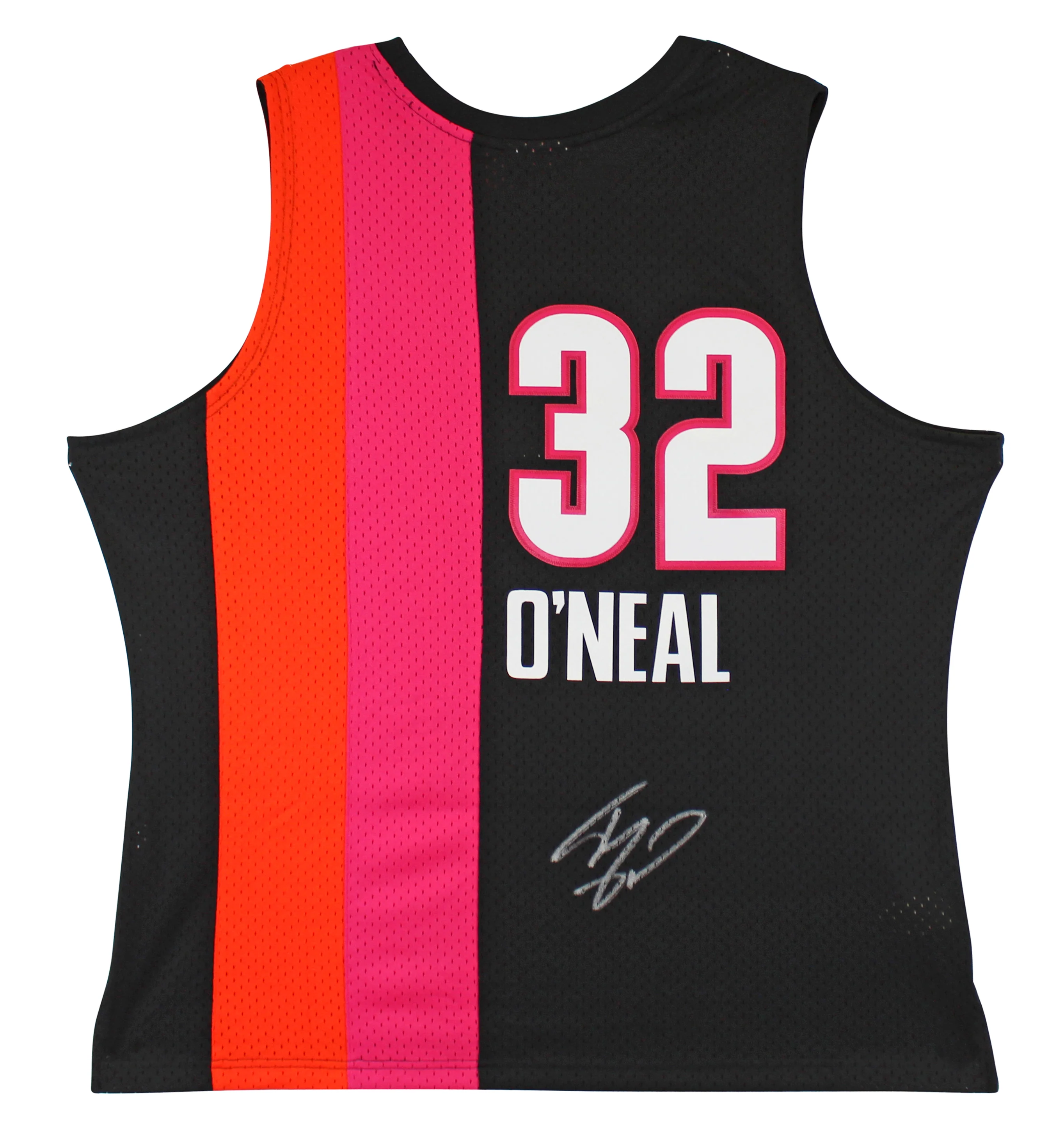 Heat Shaquille O'Neal Signed 05-06 Black Alt M&N HWC Nights Jersey BAS Witnessed - Image 2