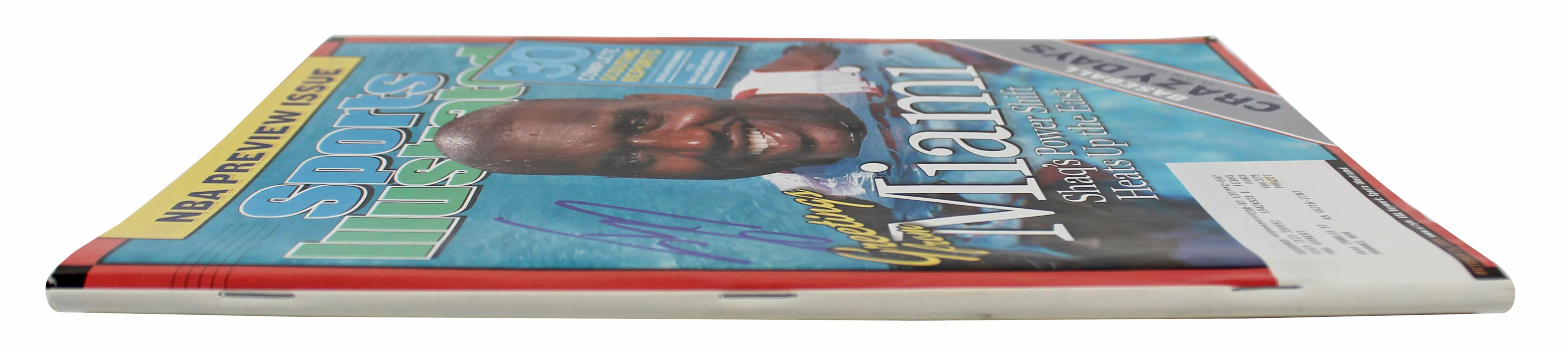 Heat Shaquille O'Neal Signed 2004 Sports Illustrated Magazine BAS Witnessed - Image 7