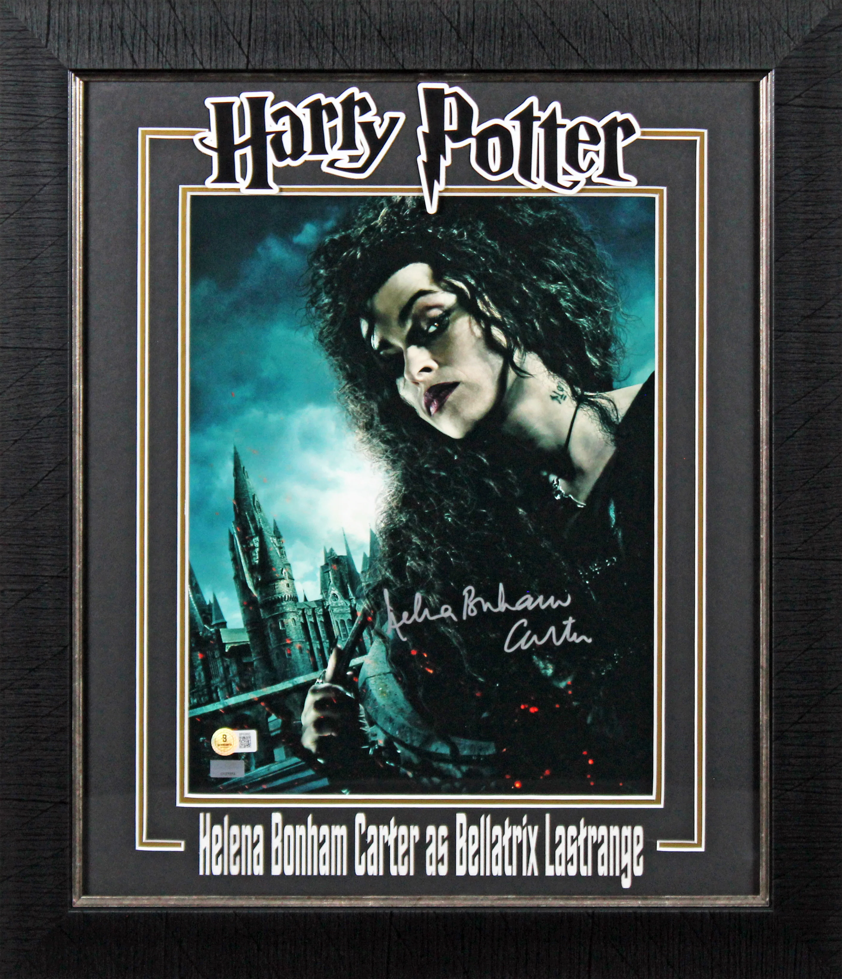 Helena Bonham Carter Harry Potter Authentic Signed 11x14 Framed Photo BAS - Image 2