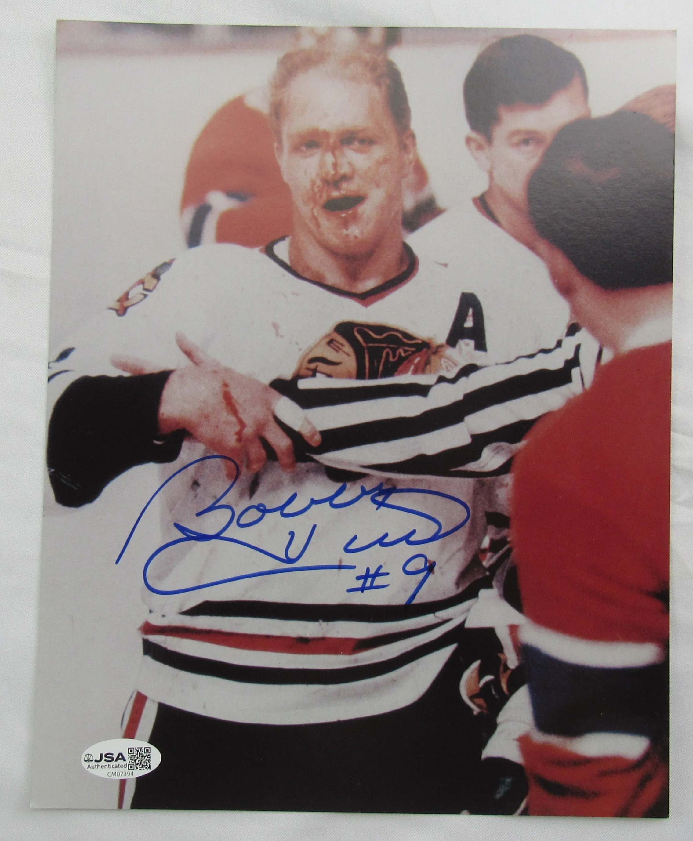 Bobby Hull Signed Auto 8x10 Photo JSA CM07394