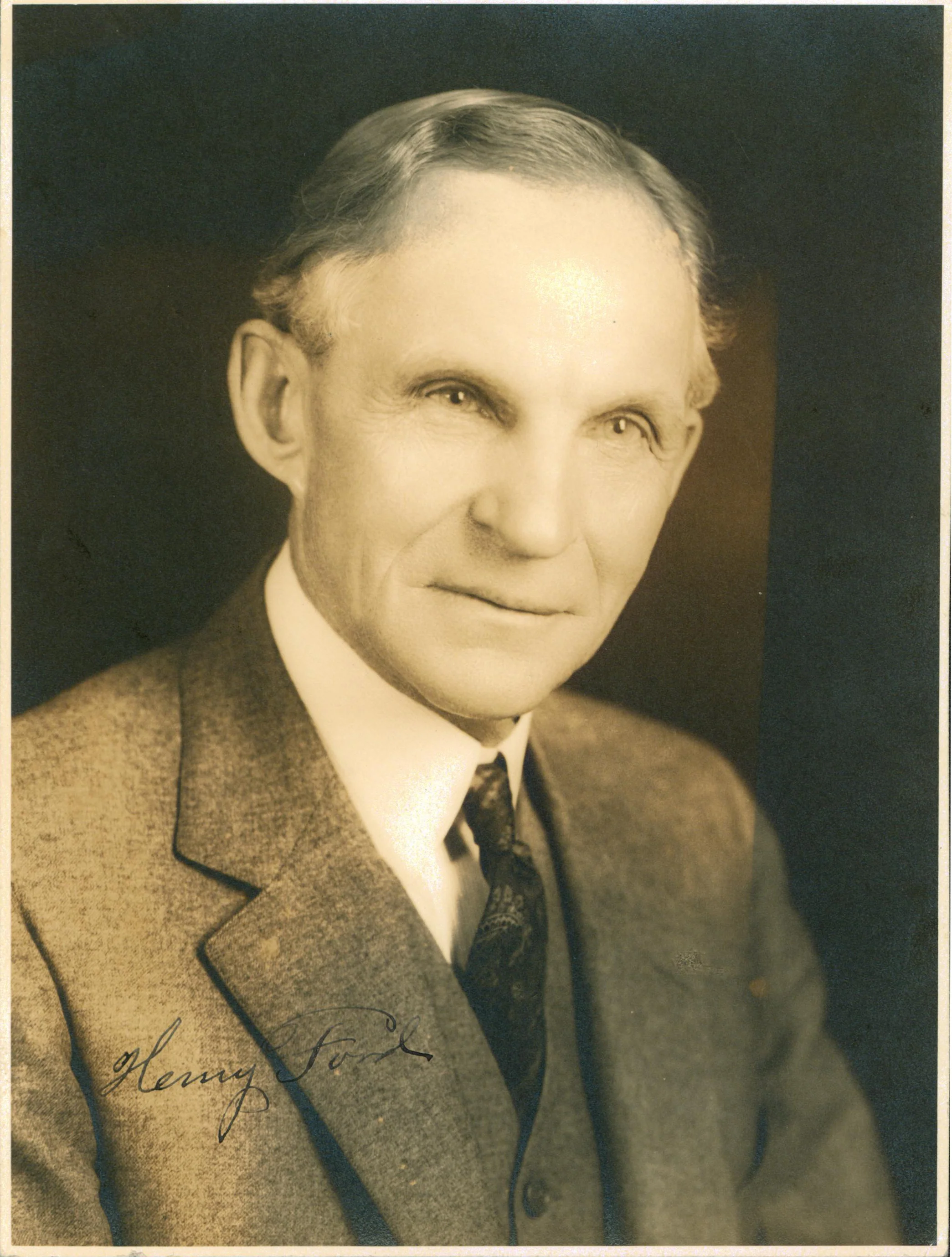 Henry Ford Authentic Signed 8x10 6.85x9.25 Photo Autographed BAS #AB14174 - Image 2