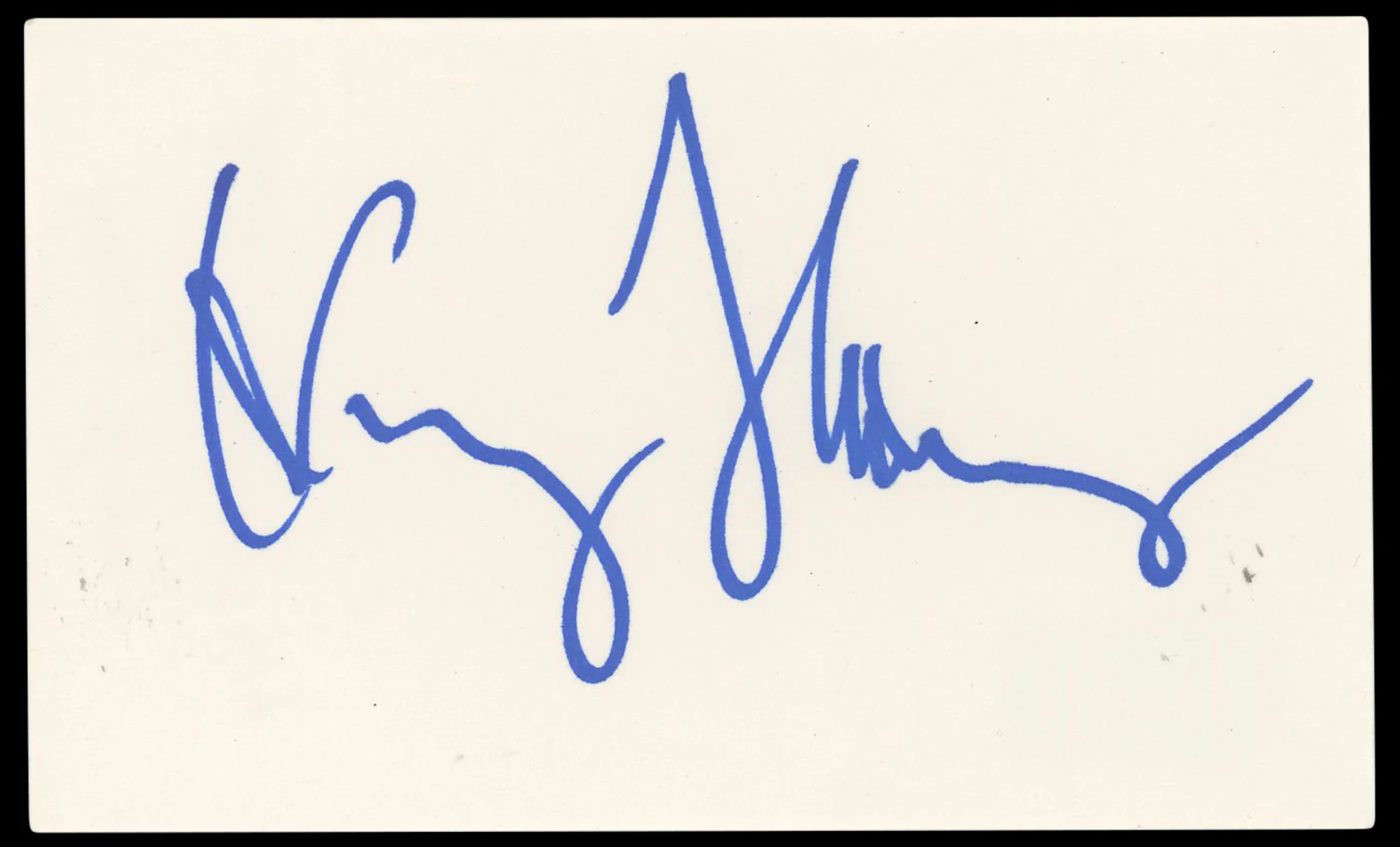 Henry Thomas E.T. Authentic Signed 3x5 Index Card Autographed BAS #BN33313