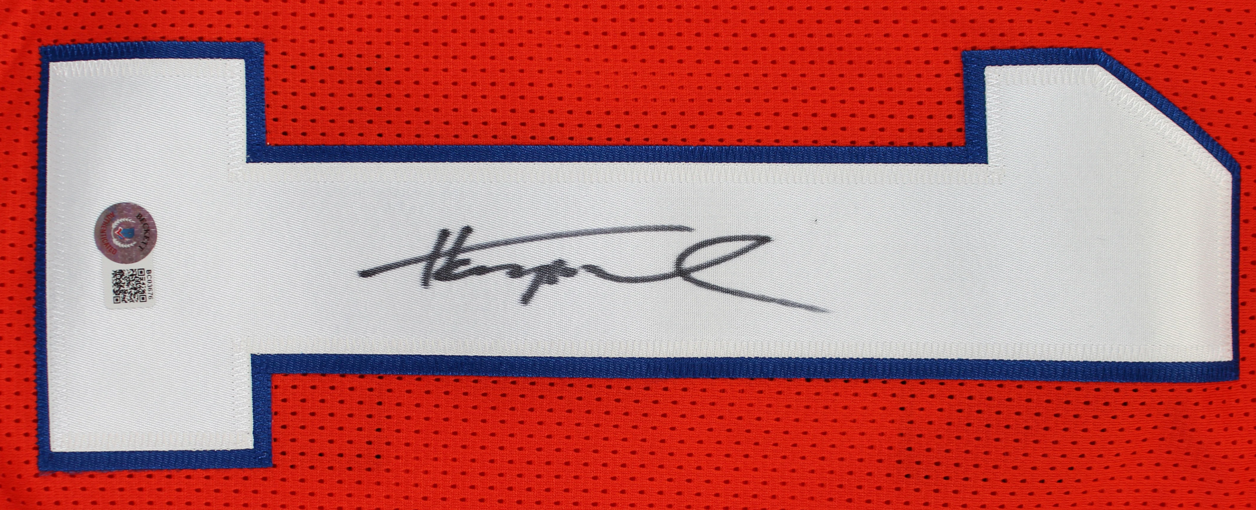 Henry Winkler The Waterboy Authentic Signed Coach Klein Orange Jersey BAS - Image 3