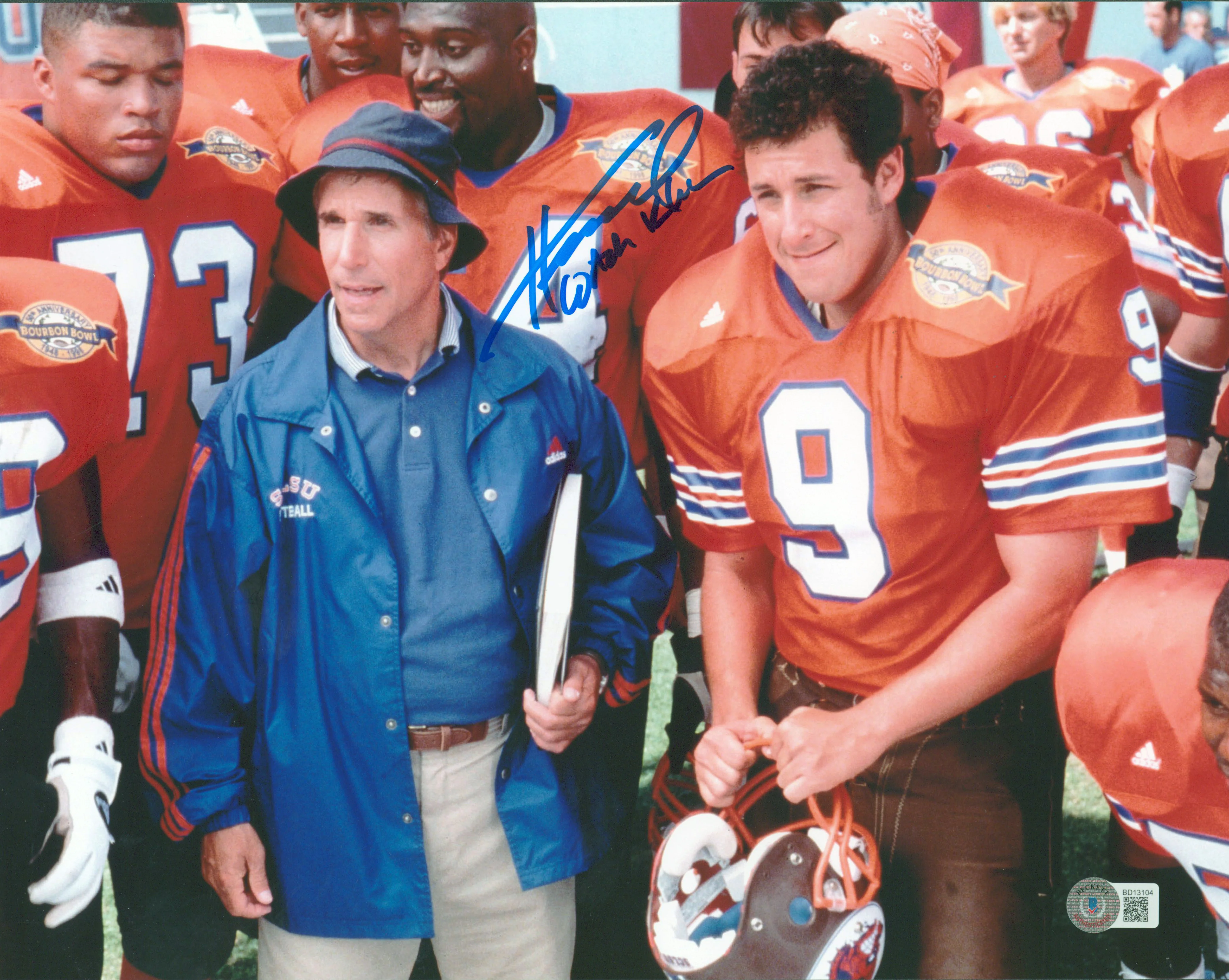 Henry Winkler The Waterboy "Coach Klein" Signed 11x14 Horizontal Photo BAS 1 - Image 2