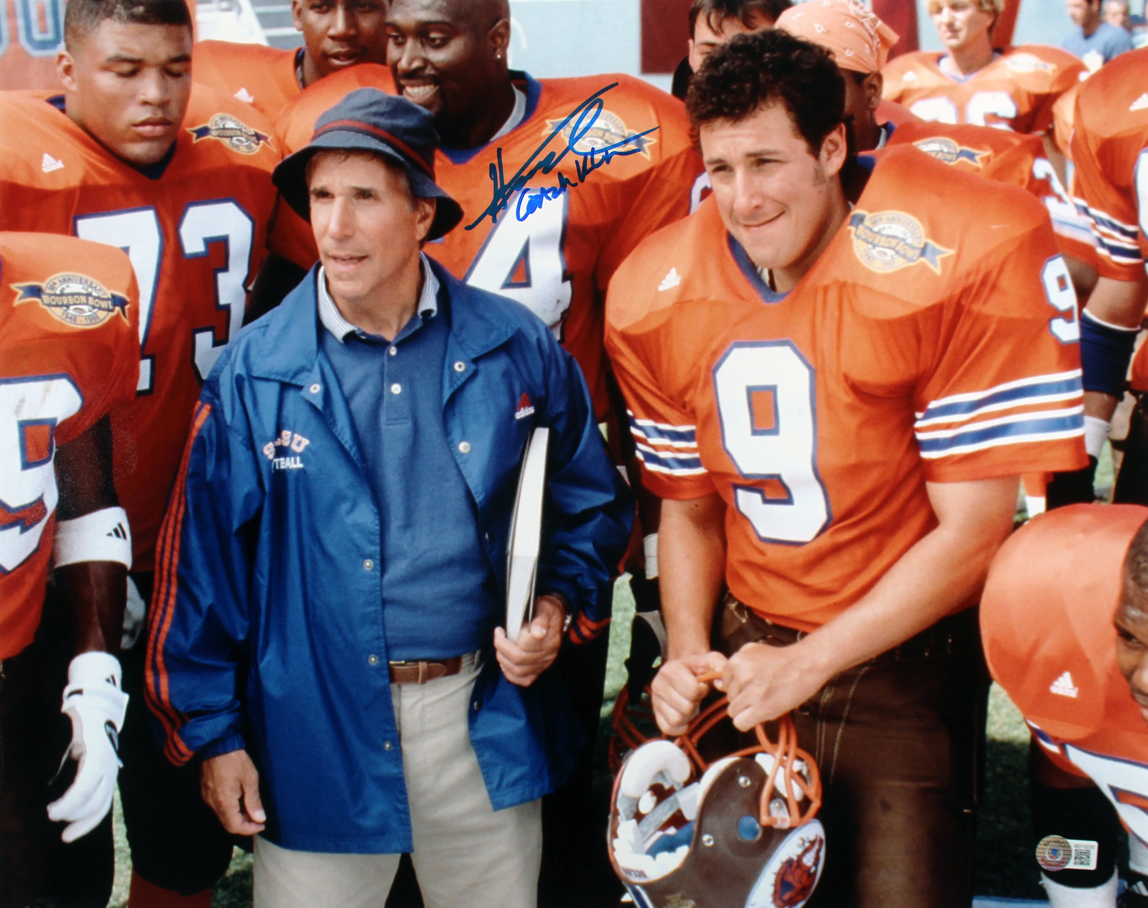 Henry Winkler The Waterboy "Coach Klein" Signed 16x20 Horizontal Photo BAS 1 - Image 2
