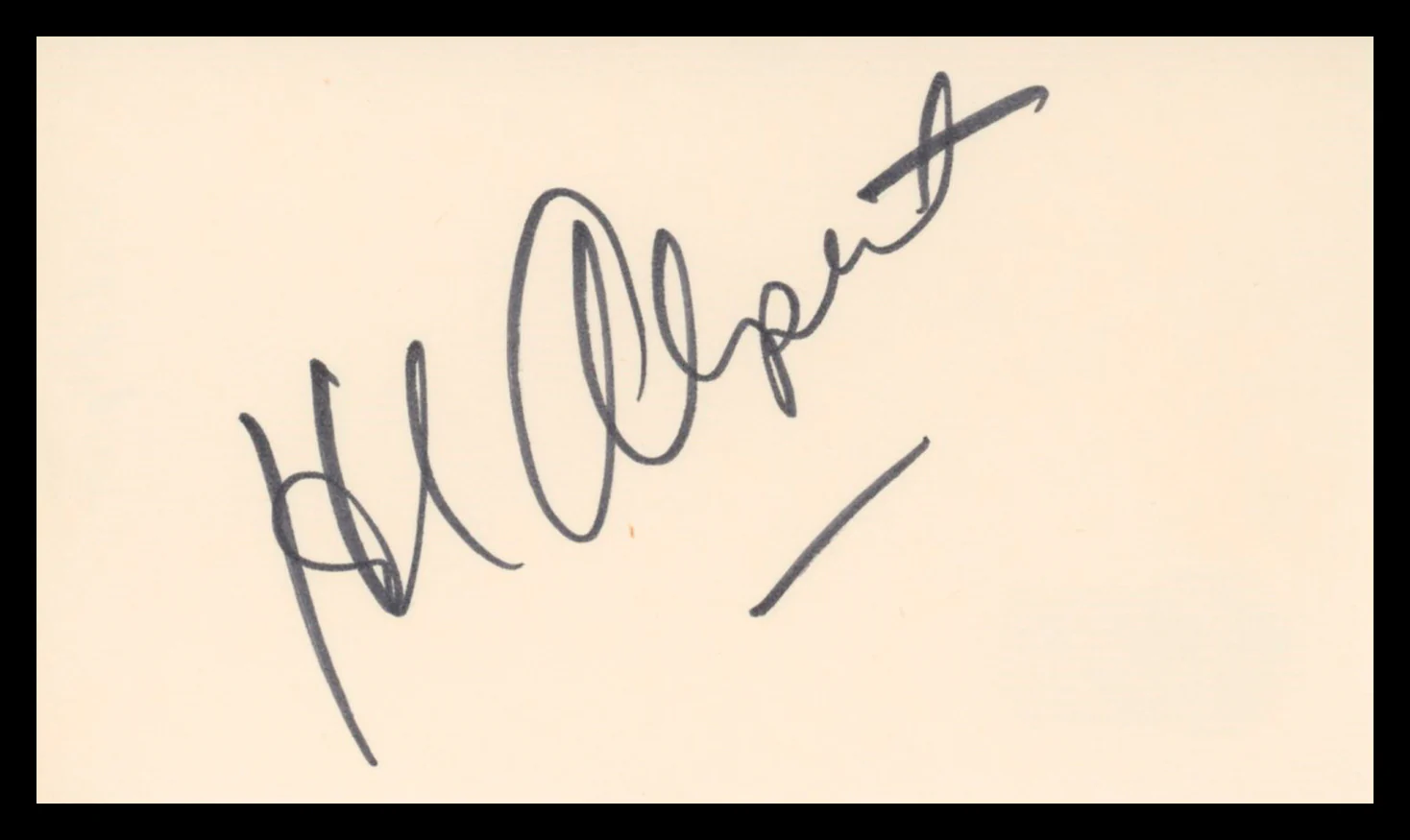 Herb Alpert Herb Alpert & the Tijuana Brass Signed 3x5 Index Card BAS #BV03158