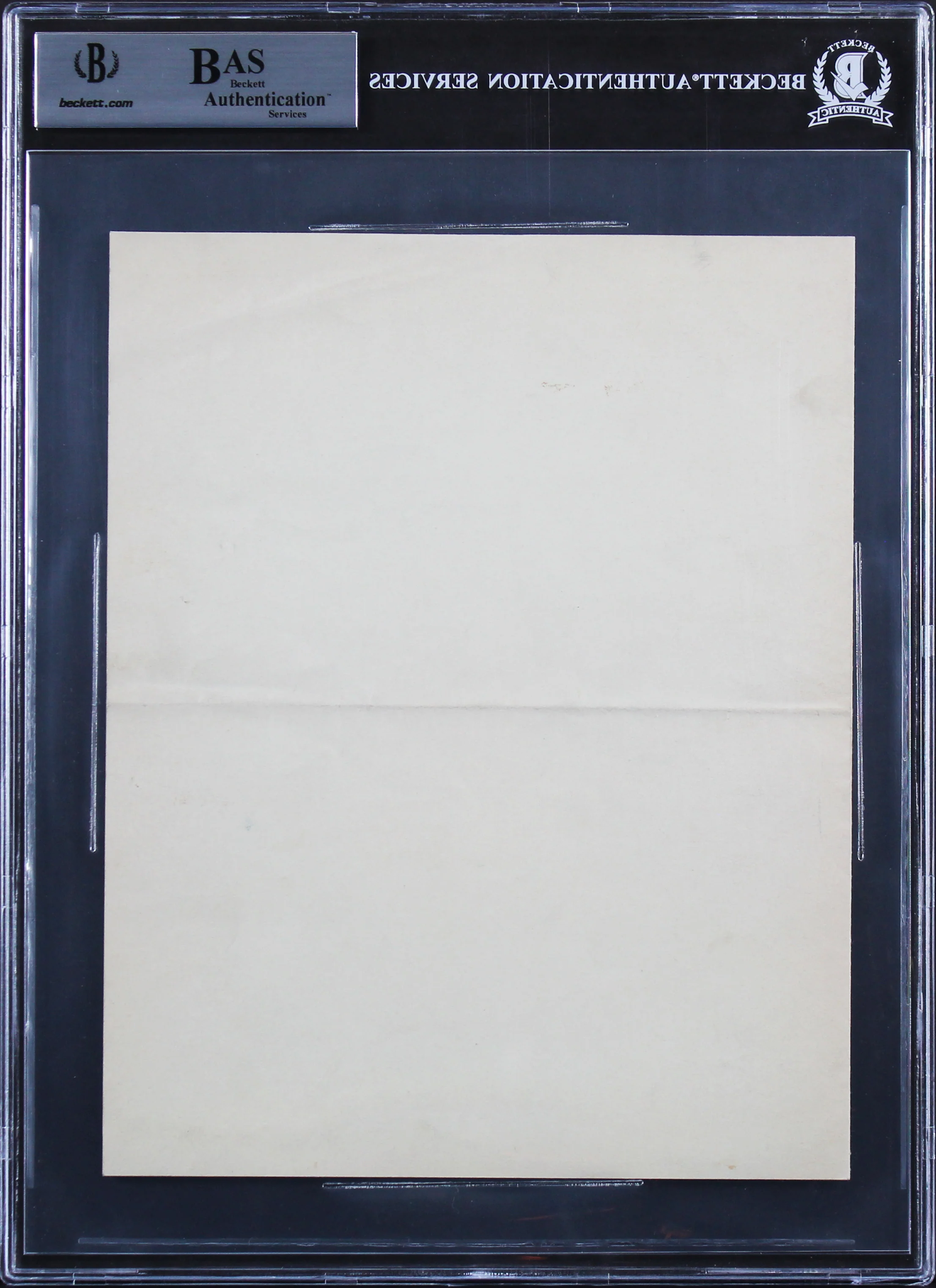 Herbert Hoover Signed 7x8.75 1931 Letter On White House Letterhead BAS Slabbed 2 - Image 3