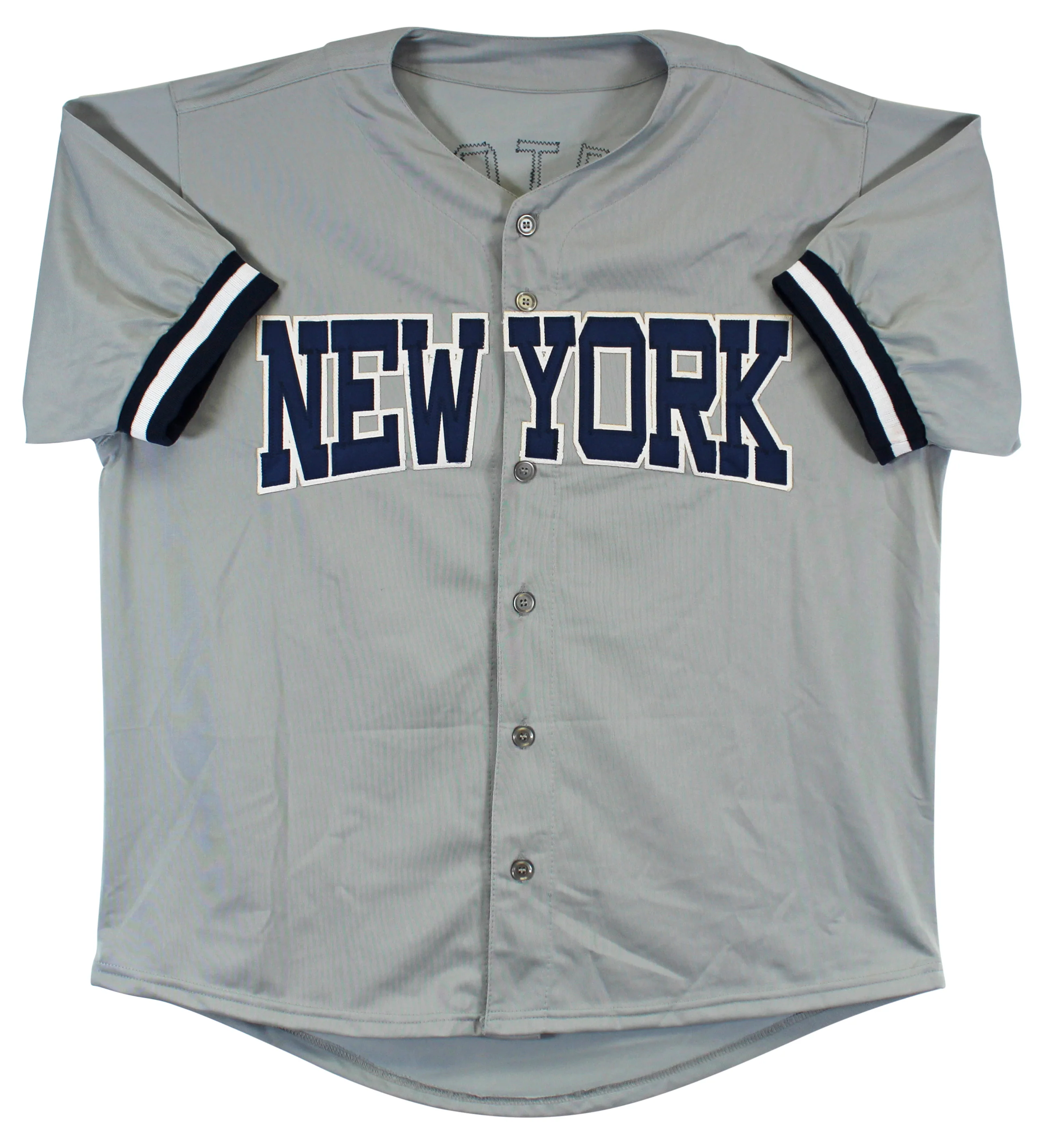 Hideki Matsui Authentic Signed Grey Pro Style Jersey Autographed BAS Witnessed - Image 4
