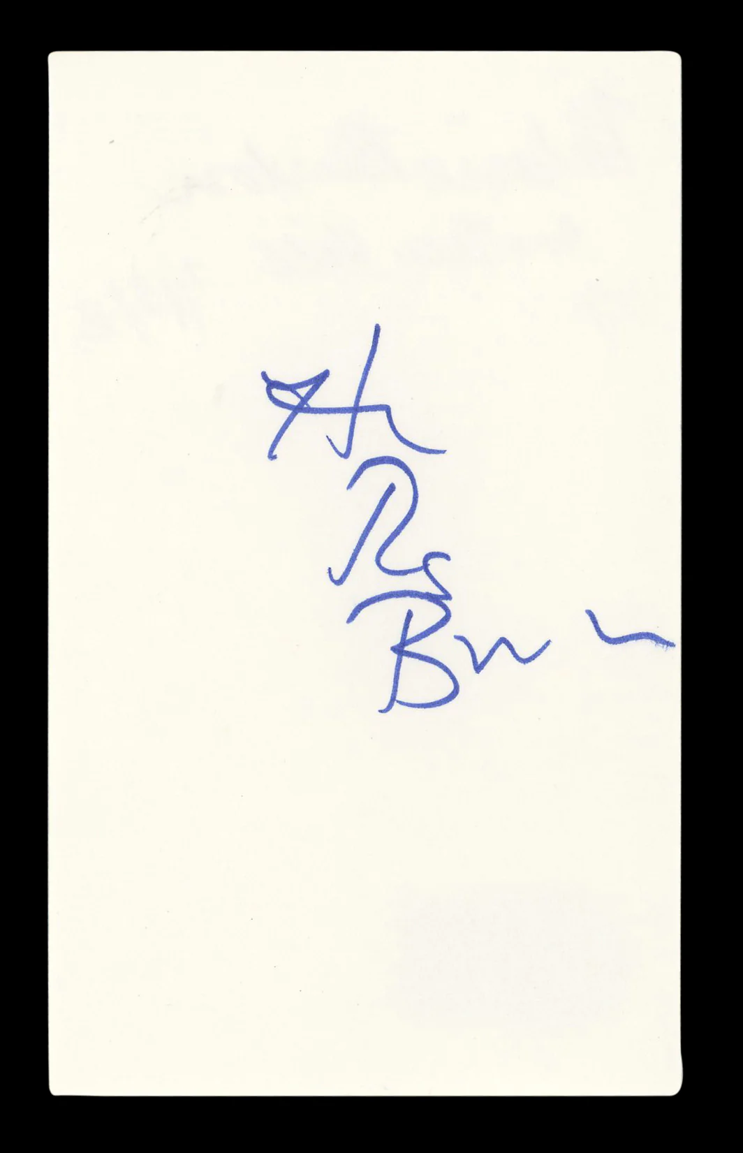 Hilarie Burton The Walking Dead Signed 3x5 Index Card Autographed BAS #AD70134