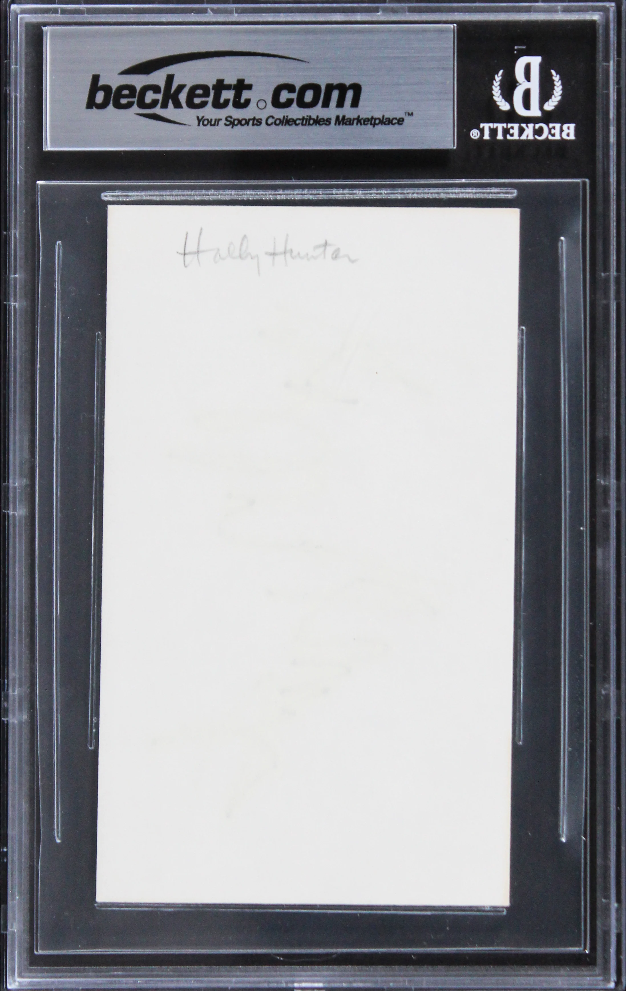 Holly Hunter The Incredibles Authentic Signed 3x5 Index Card BAS Slabbed 2 - Image 3